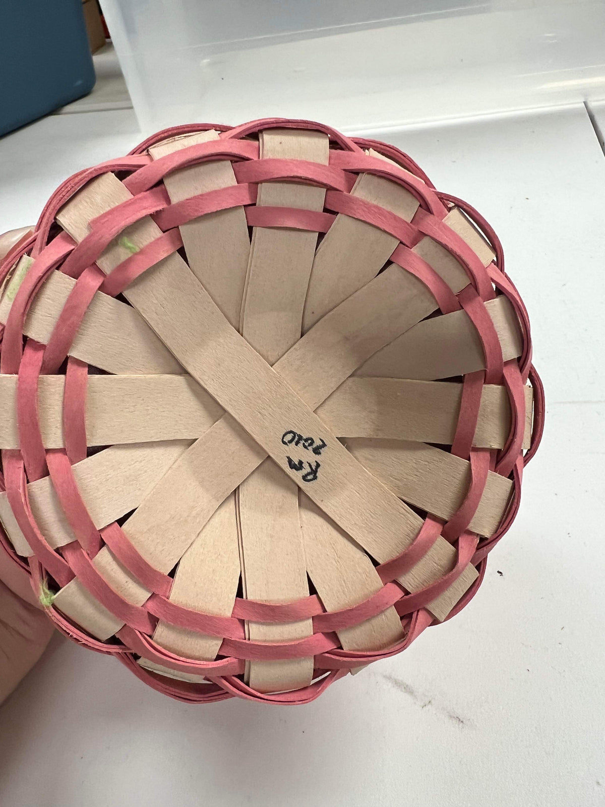 Longaberger 2010 Horizon of Hope Basket with Lid, Liner, Protector and Tie On