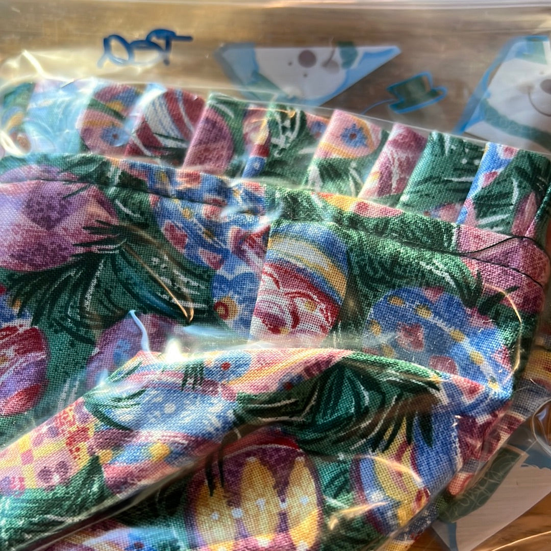 Longaberger tea liner in Easter eggs