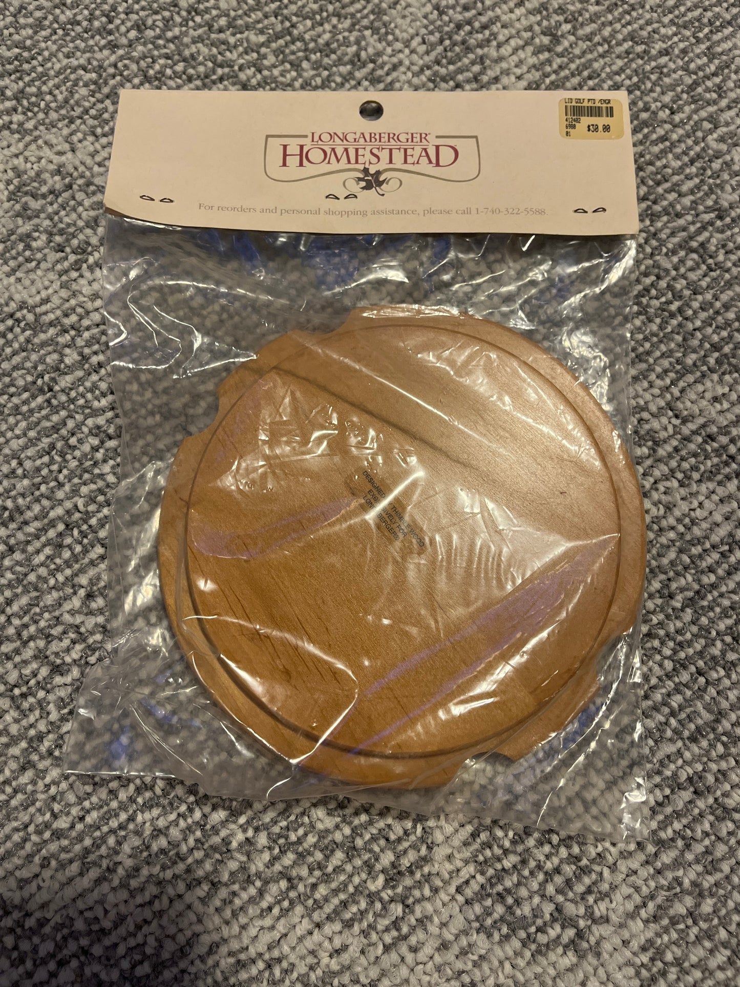 Longaberger Golf Club lid