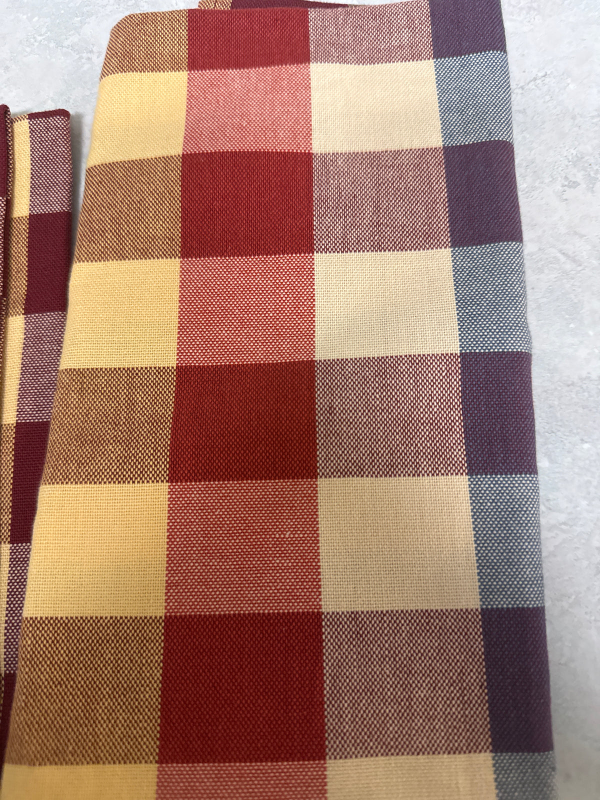 Longaberger everyday plaid napkin