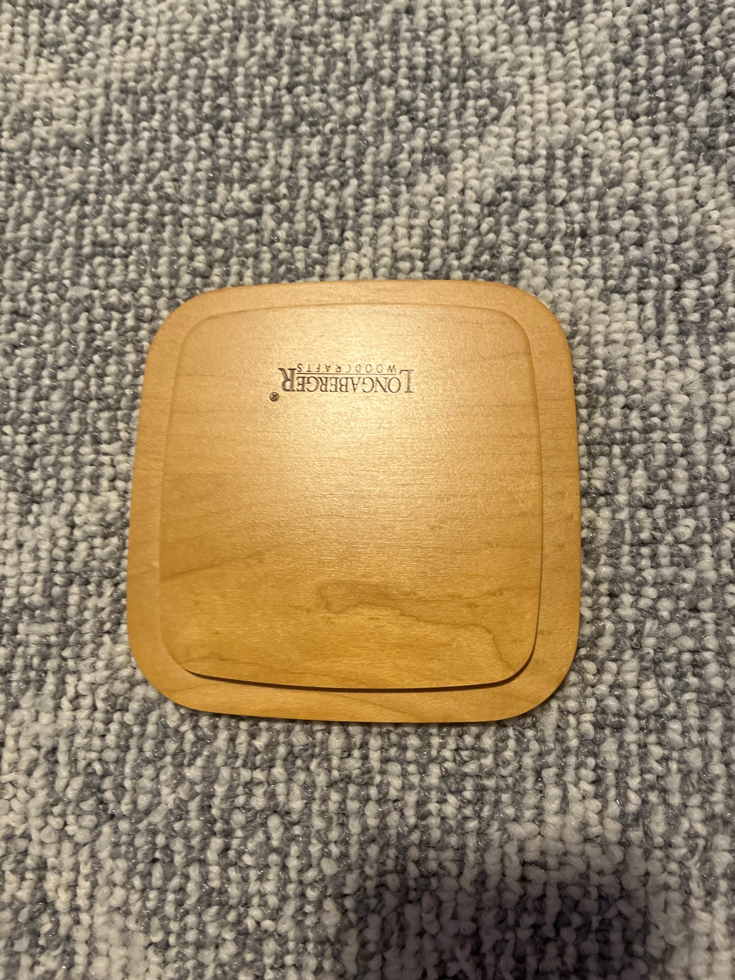 Longaberger 4.75” square lid