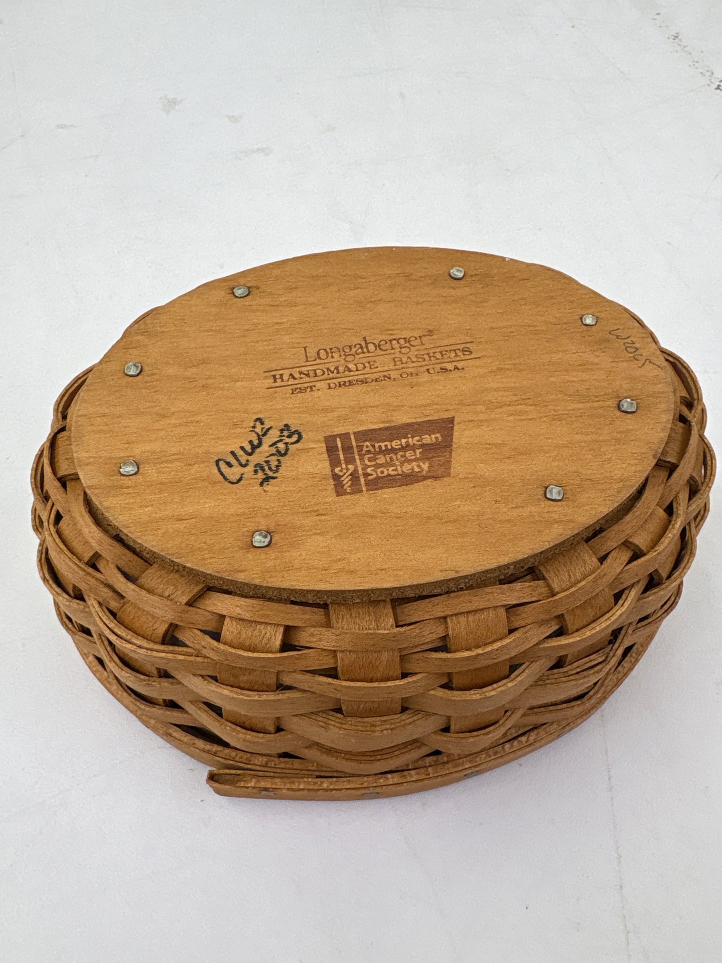 Longaberger 2003 Horizon of Hope basket