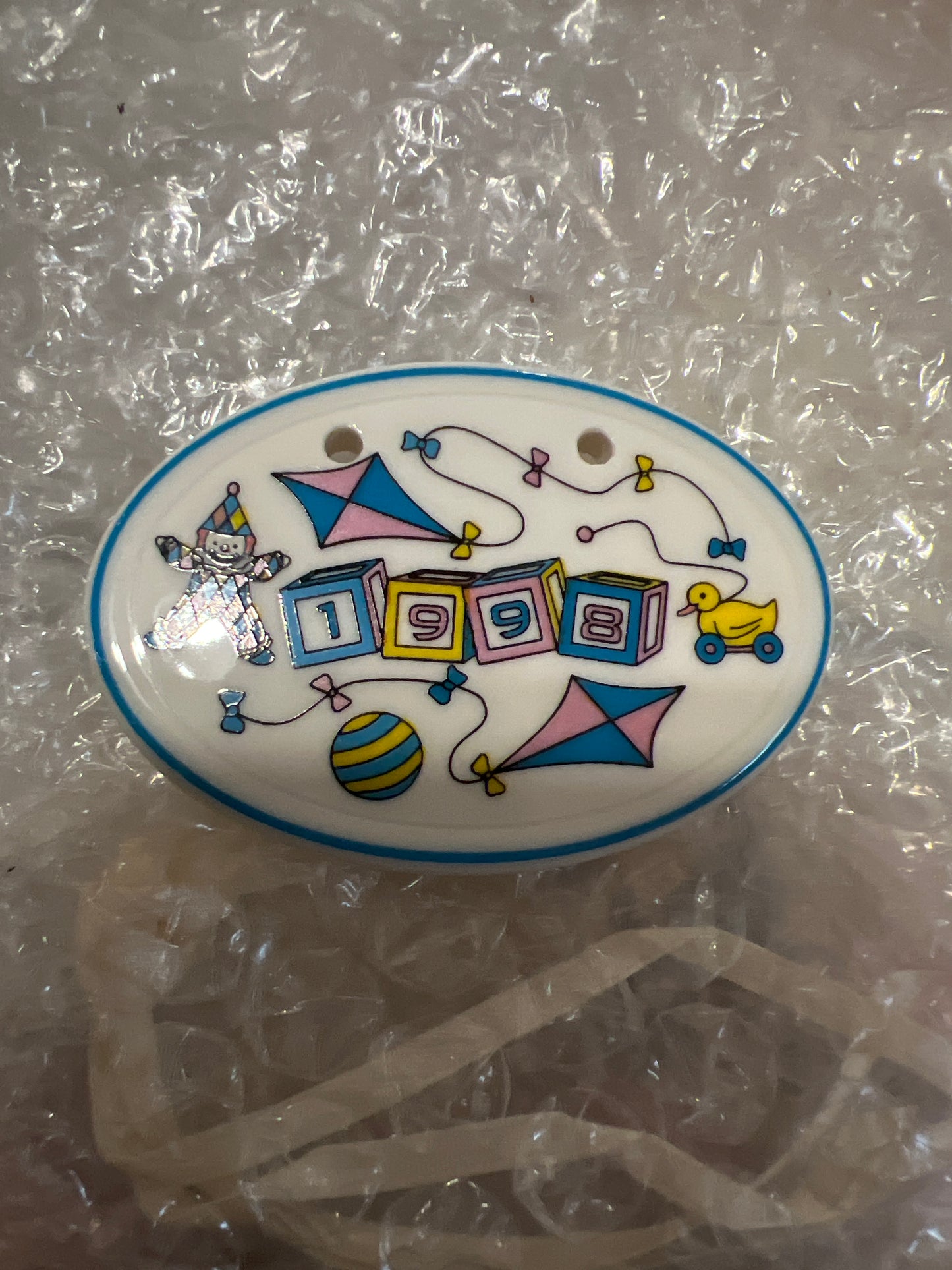 Longaberger 1998 baby tie on