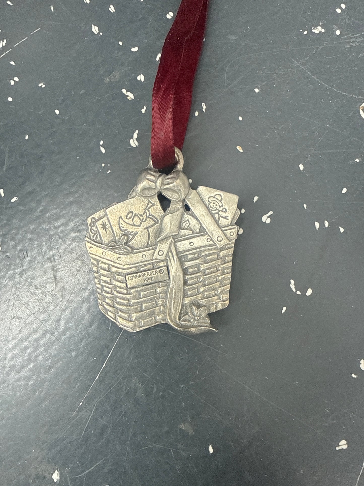 Longaberger pewter ornament