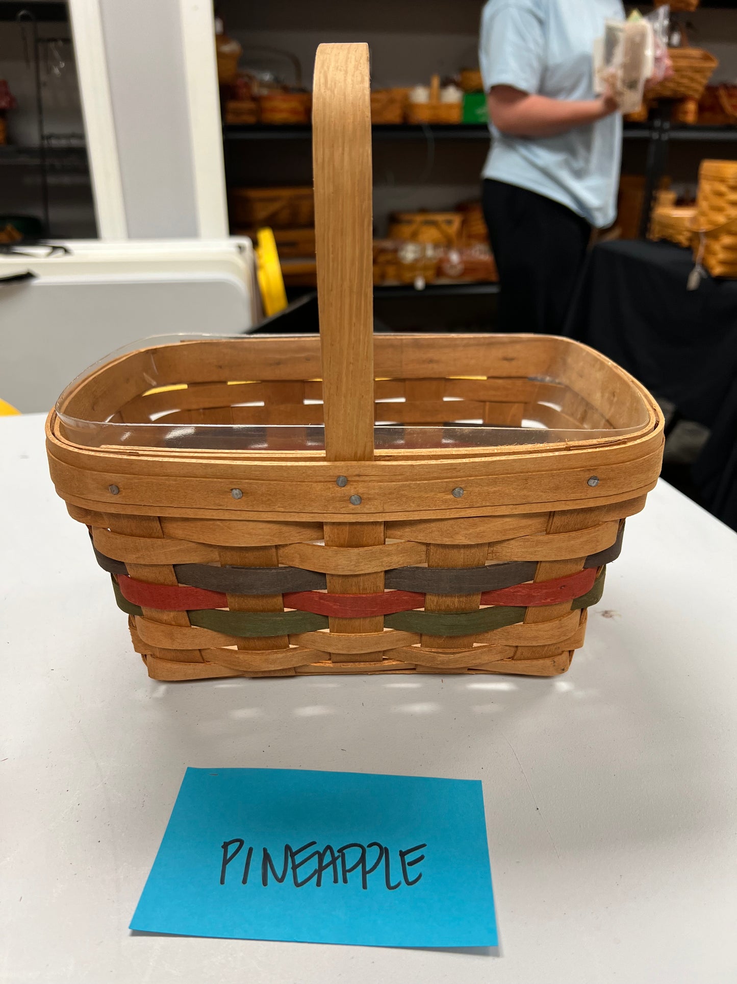 Longaberger 1987 Easter Basket with protector