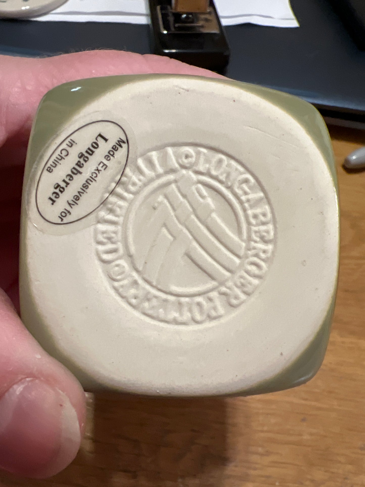 Longaberger sage spice jar