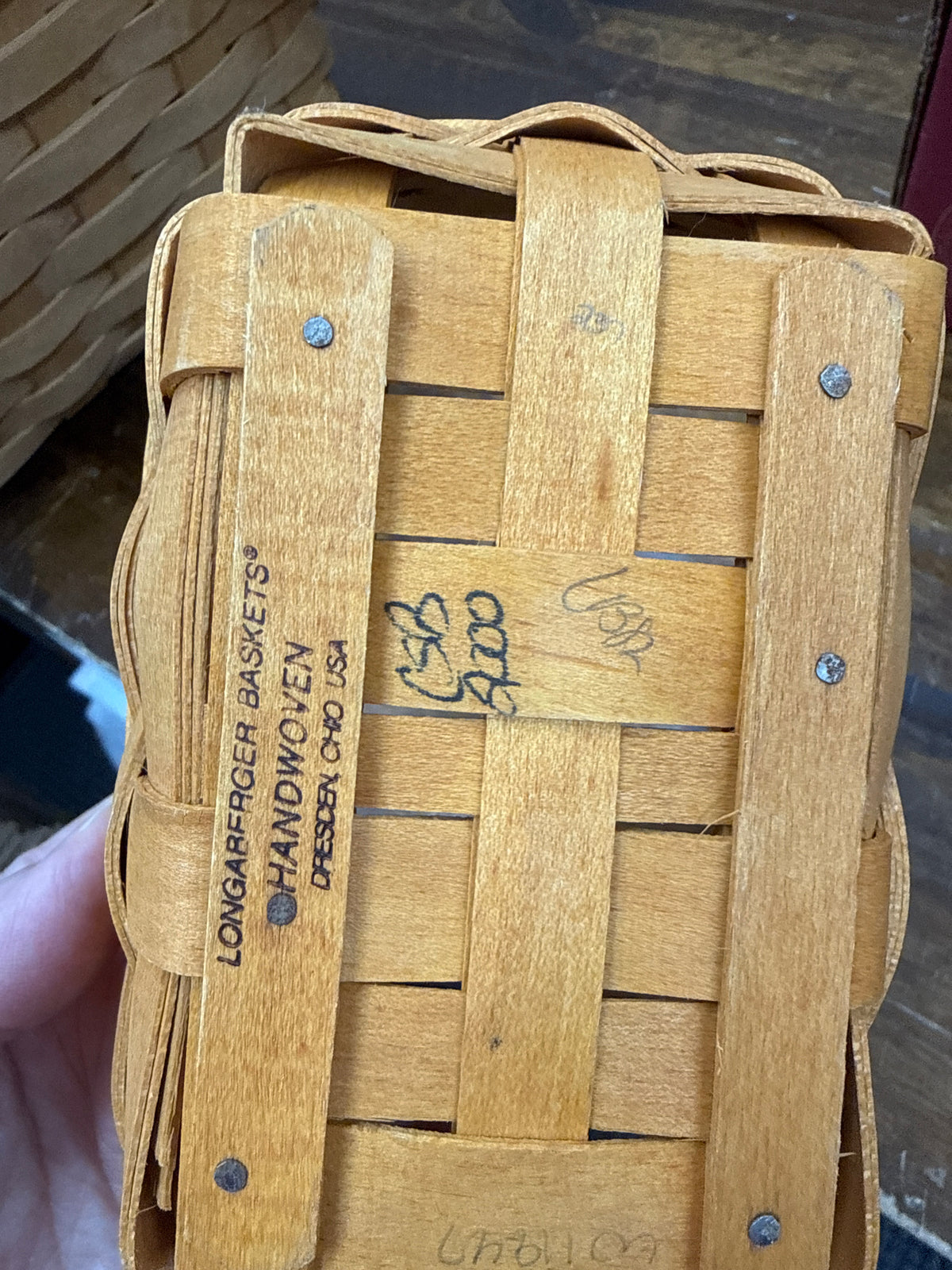 Longaberger parsley basket