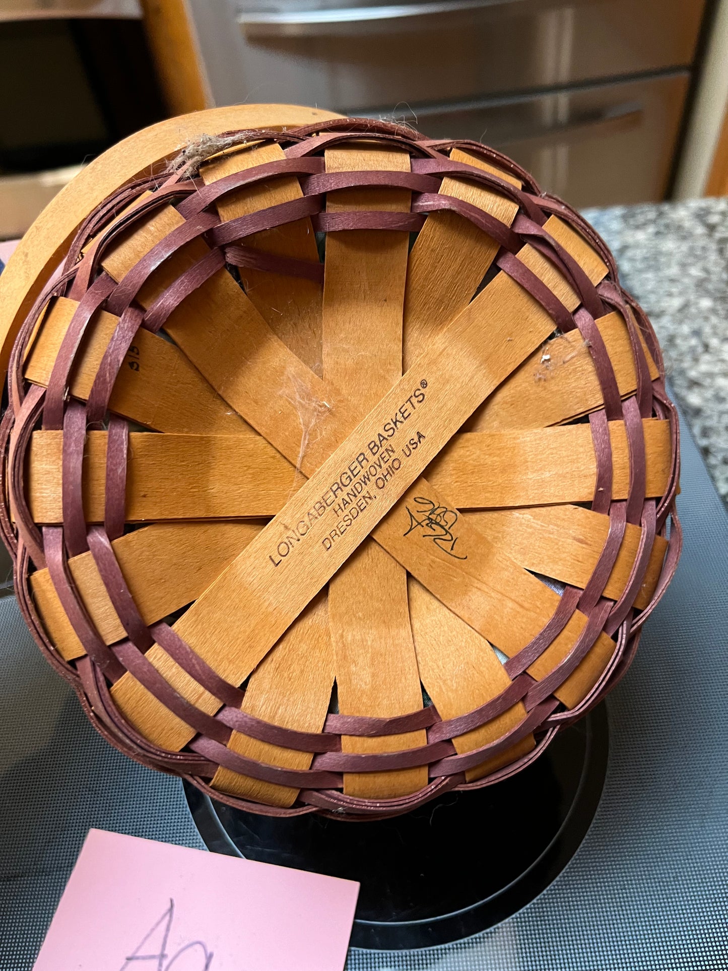 Longaberger Sweet Pea Basket with Liner