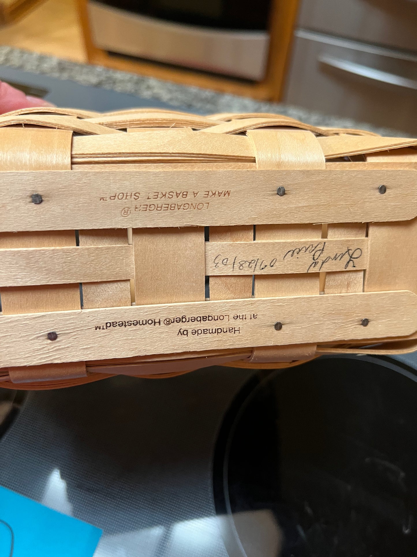 Longaberger Candle Basket