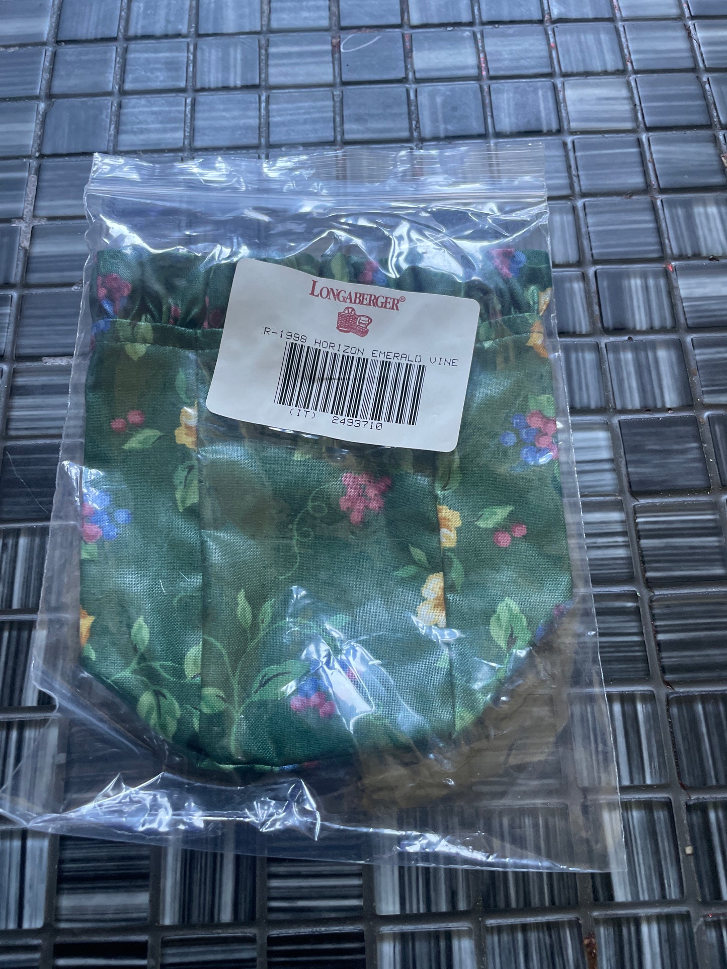 Longaberger 1998 horizon emerald vine liner