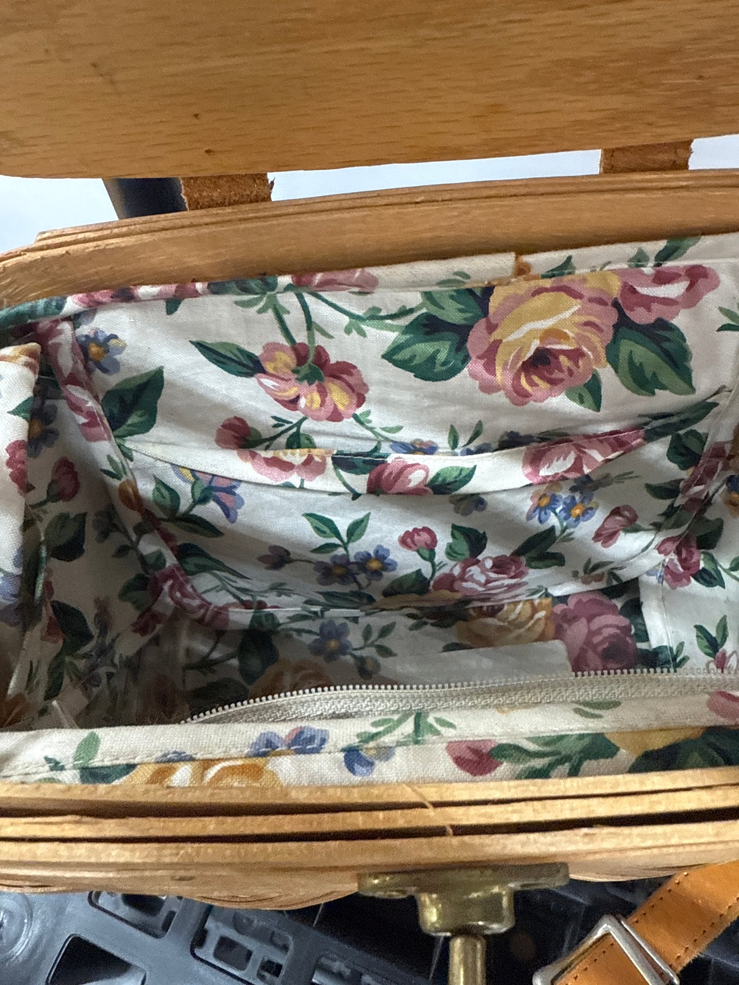 Longaberger purse with liner and protector