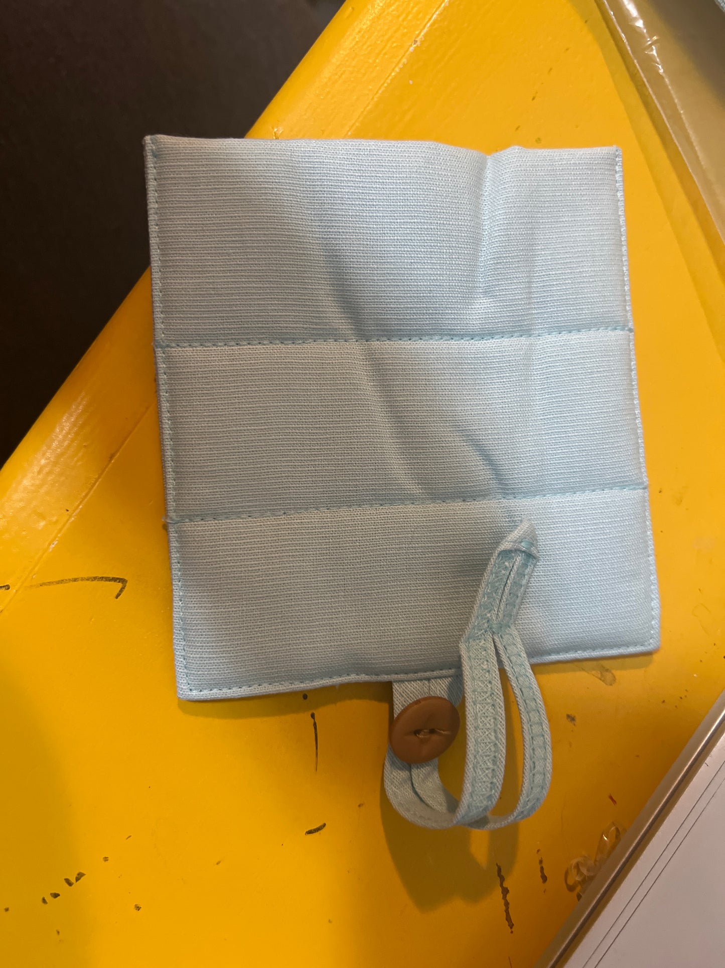 Longaberger Robin egg blue handle grip