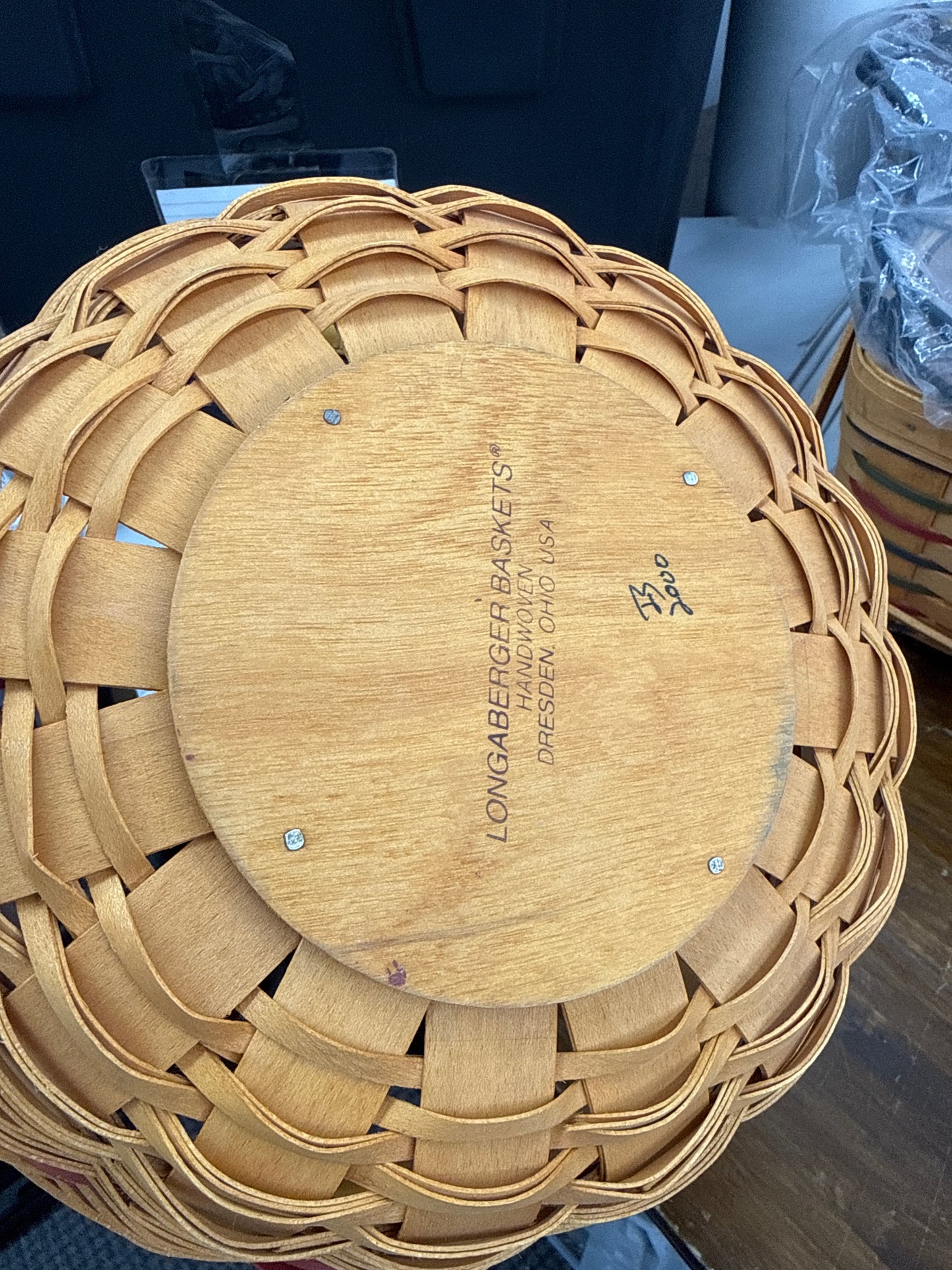 Longaberger popcorn basket