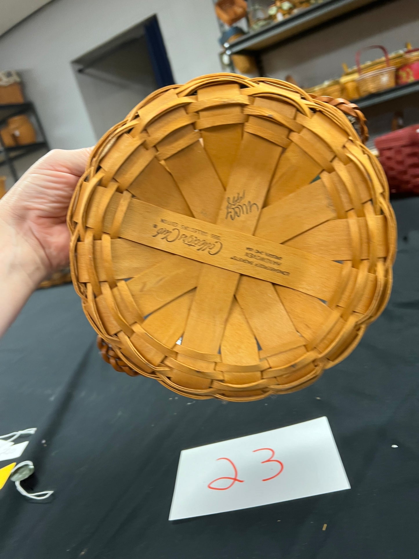 Longaberger Collectors Club 1998 renewal basket with protector