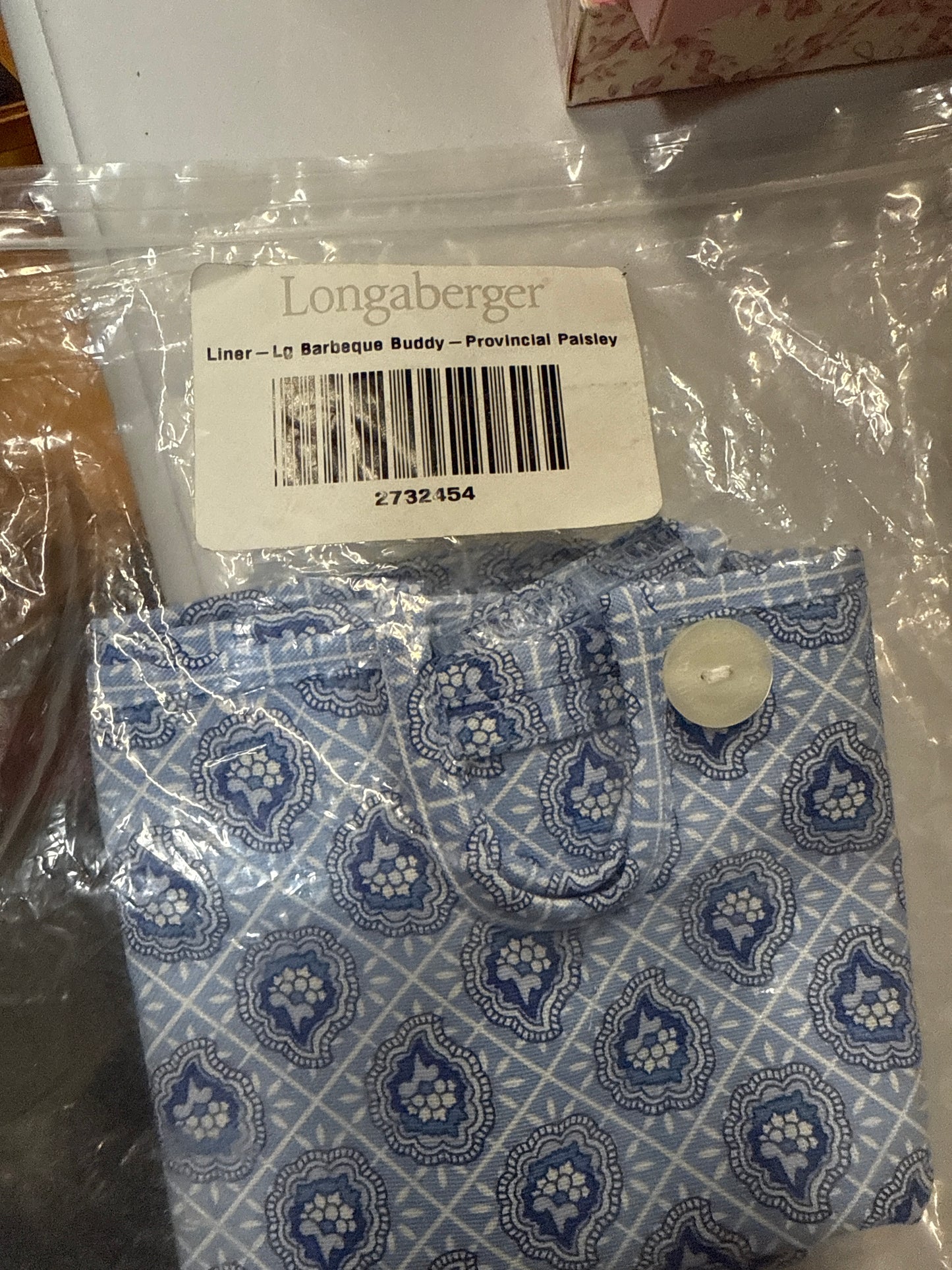 Longaberger barbecue buddy in provincial paisley