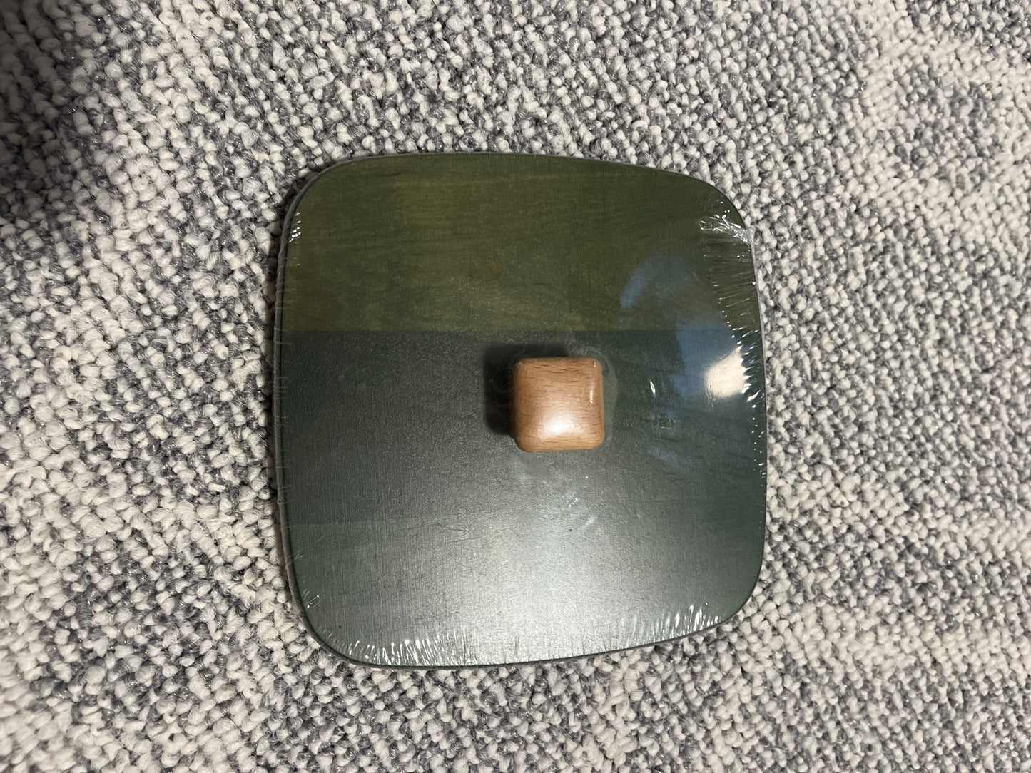 Longaberger Lucky Twist lid - green