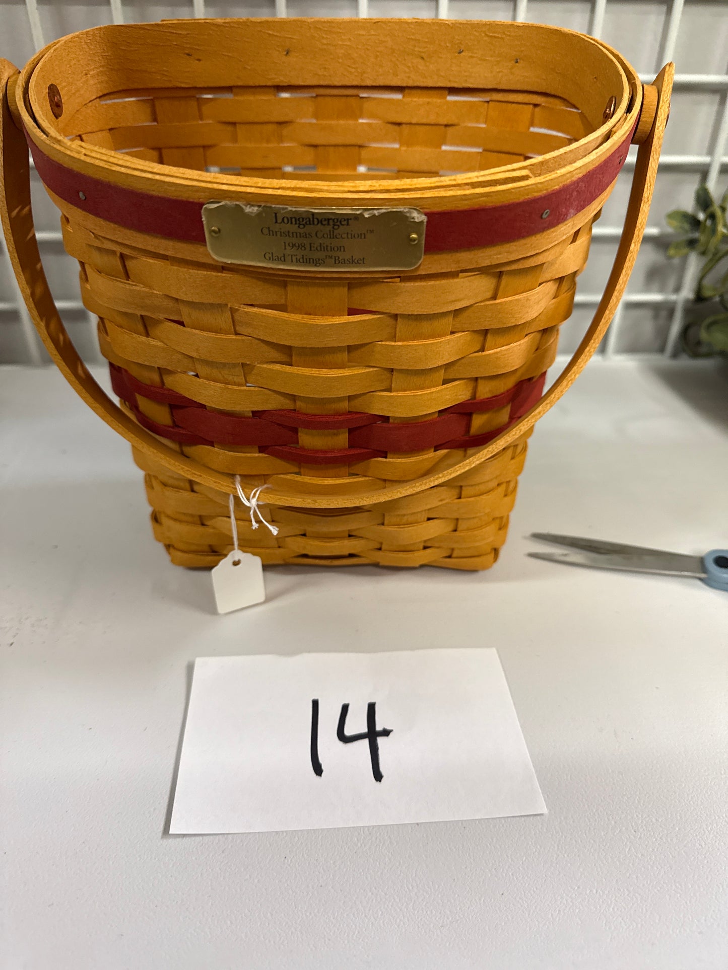 Longaberger glad tidings basket