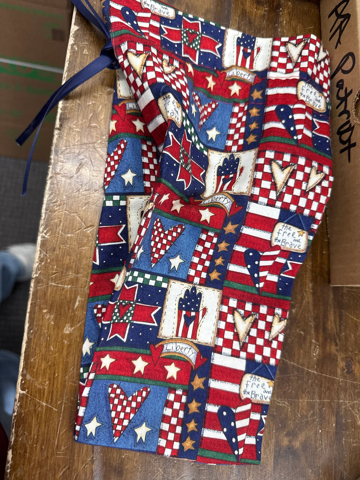 Homestead fabric gift bag
