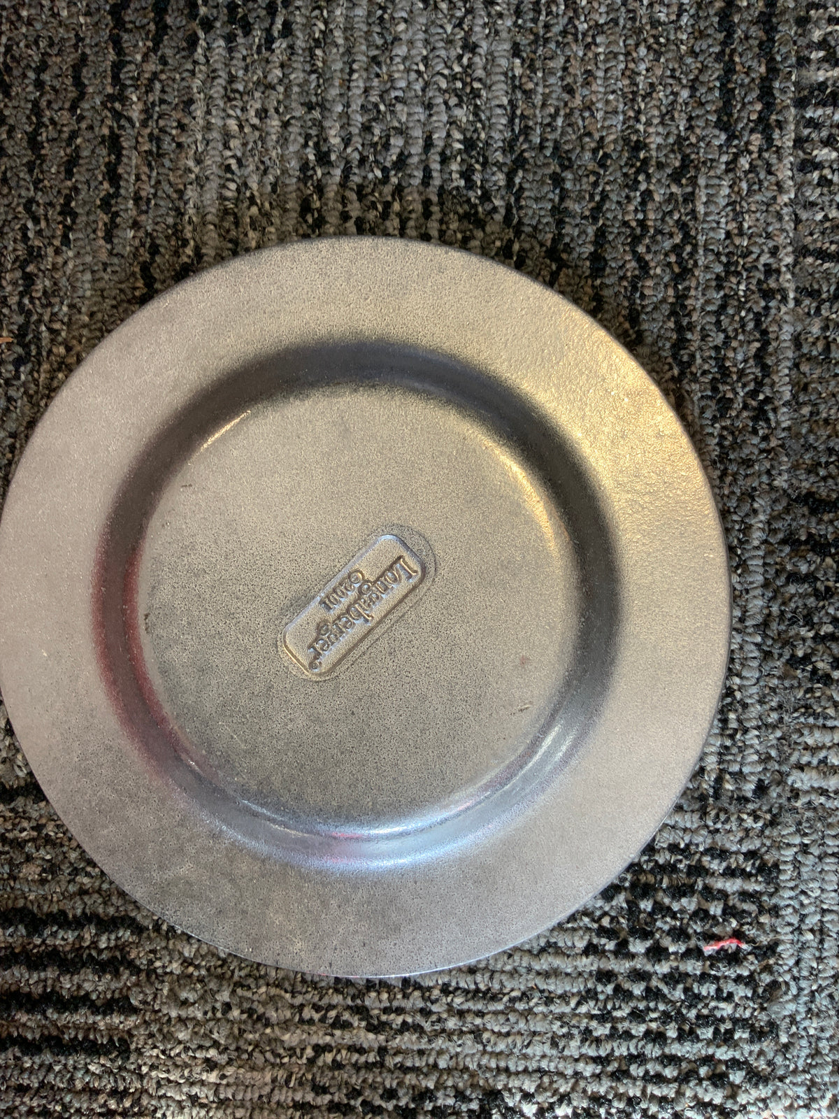 Longaberger falling leaves 8” metal plate