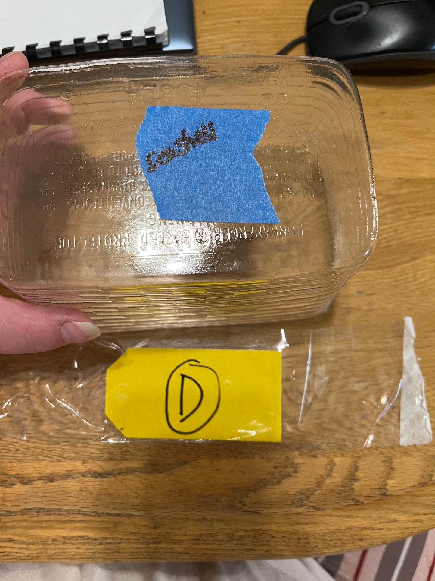 Longaberger seashell protector