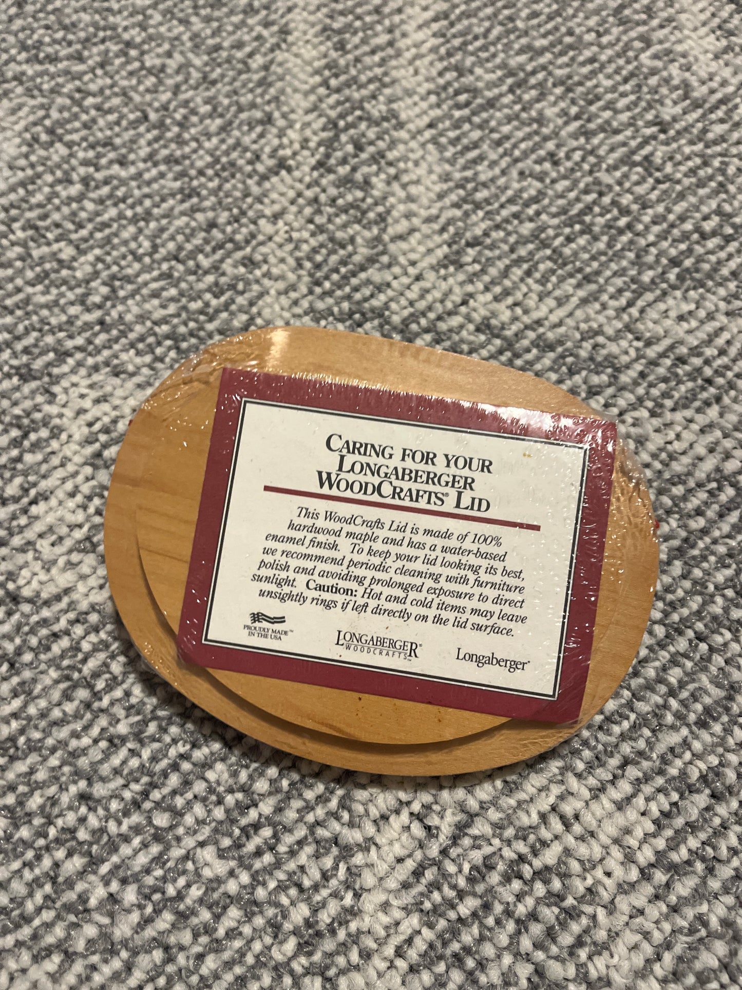 Longaberger Lucky Charm lid