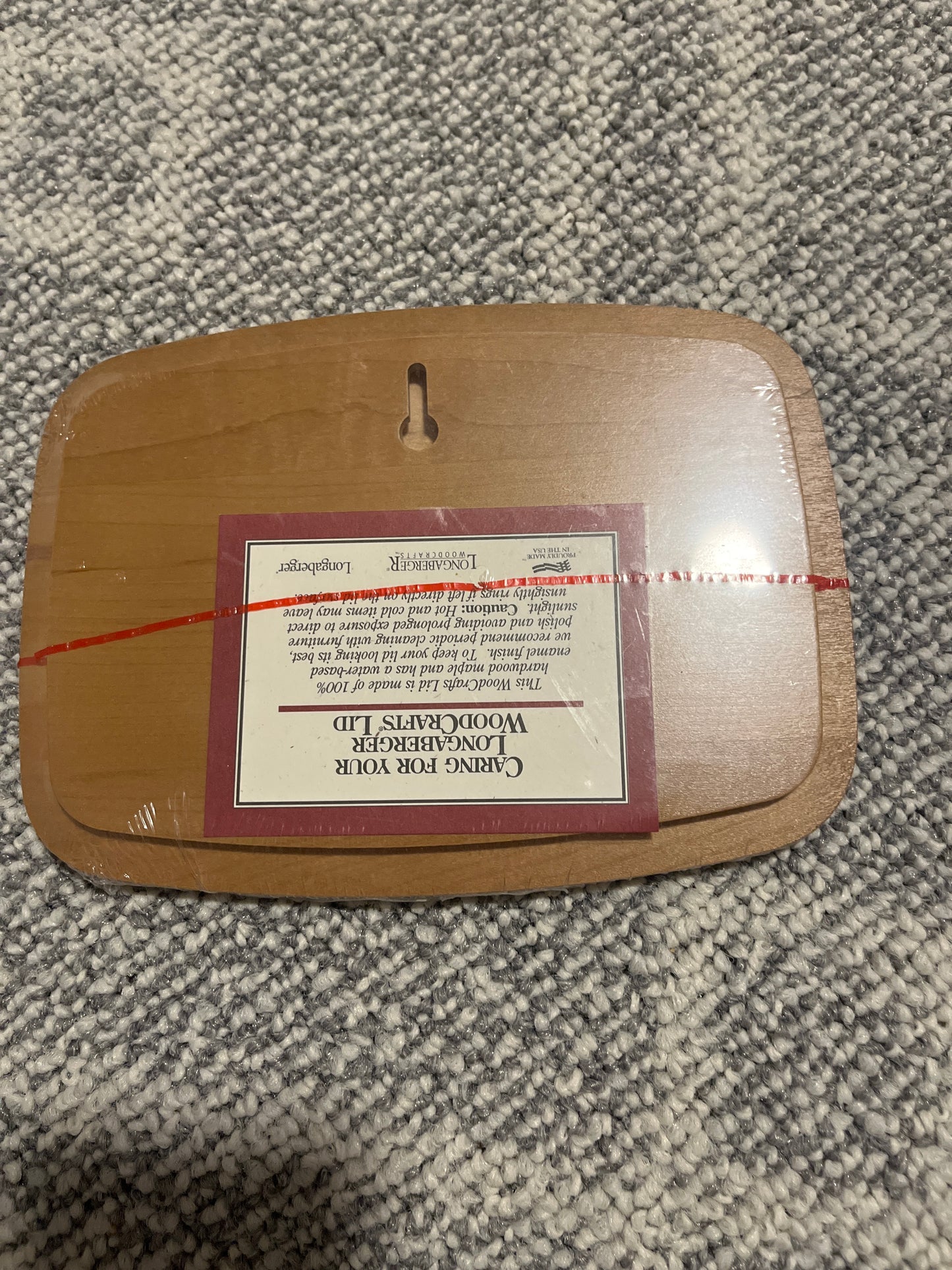 Longaberger sales achiever 2001-2002 lid