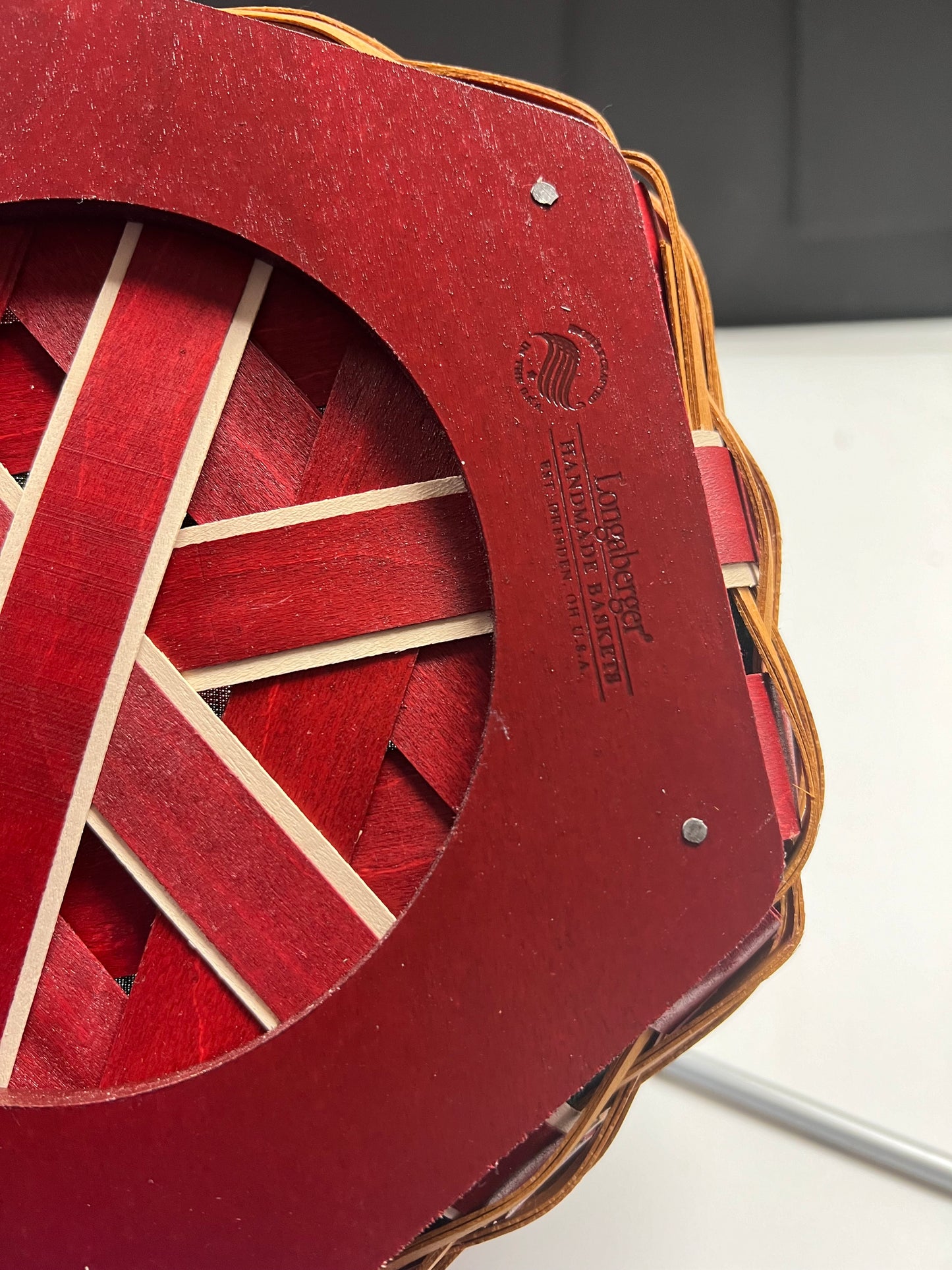 Longaberger 10” Generations Basket with Protector & liner