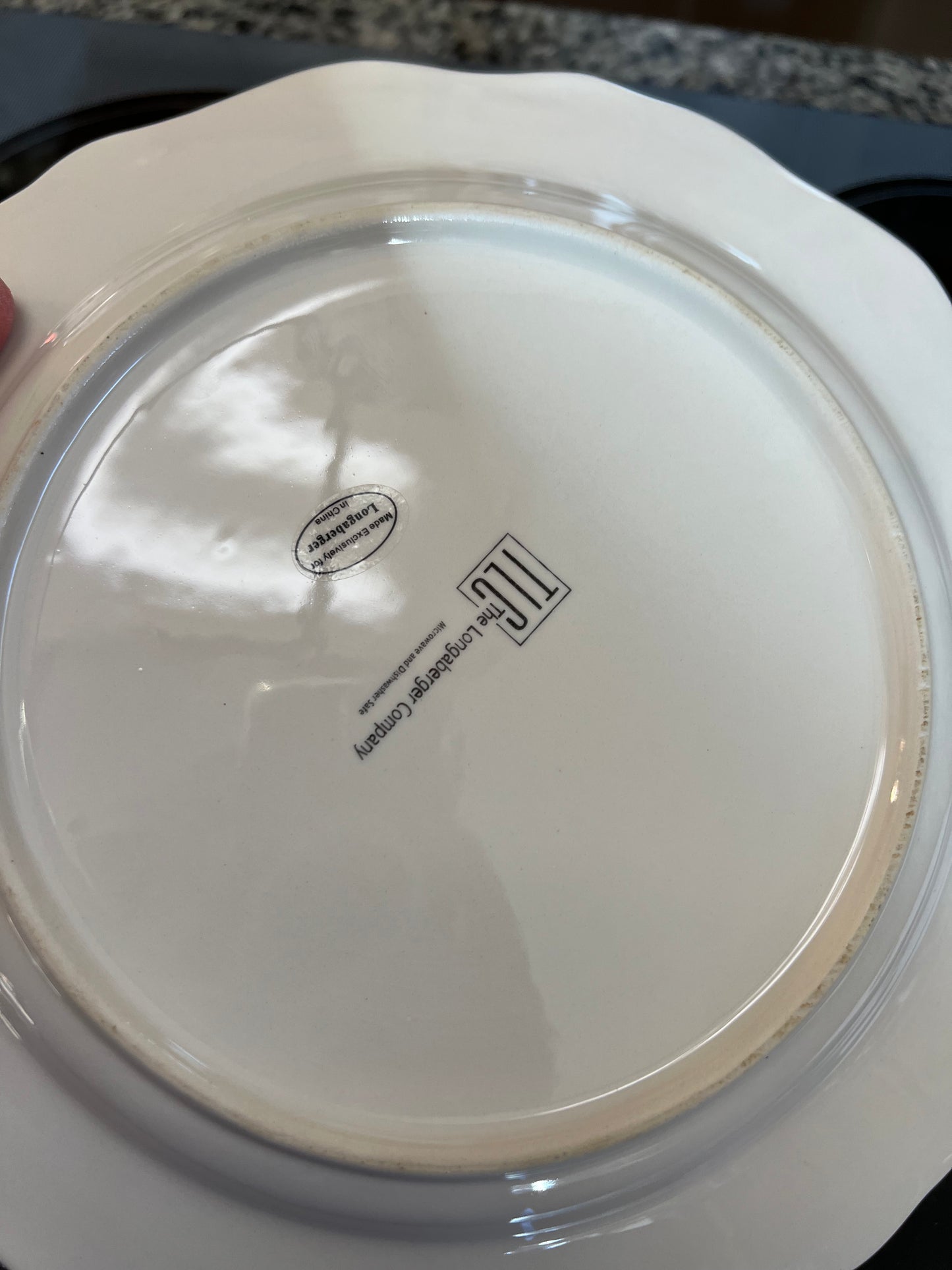 The longaberger company orchard harvest dinner plate