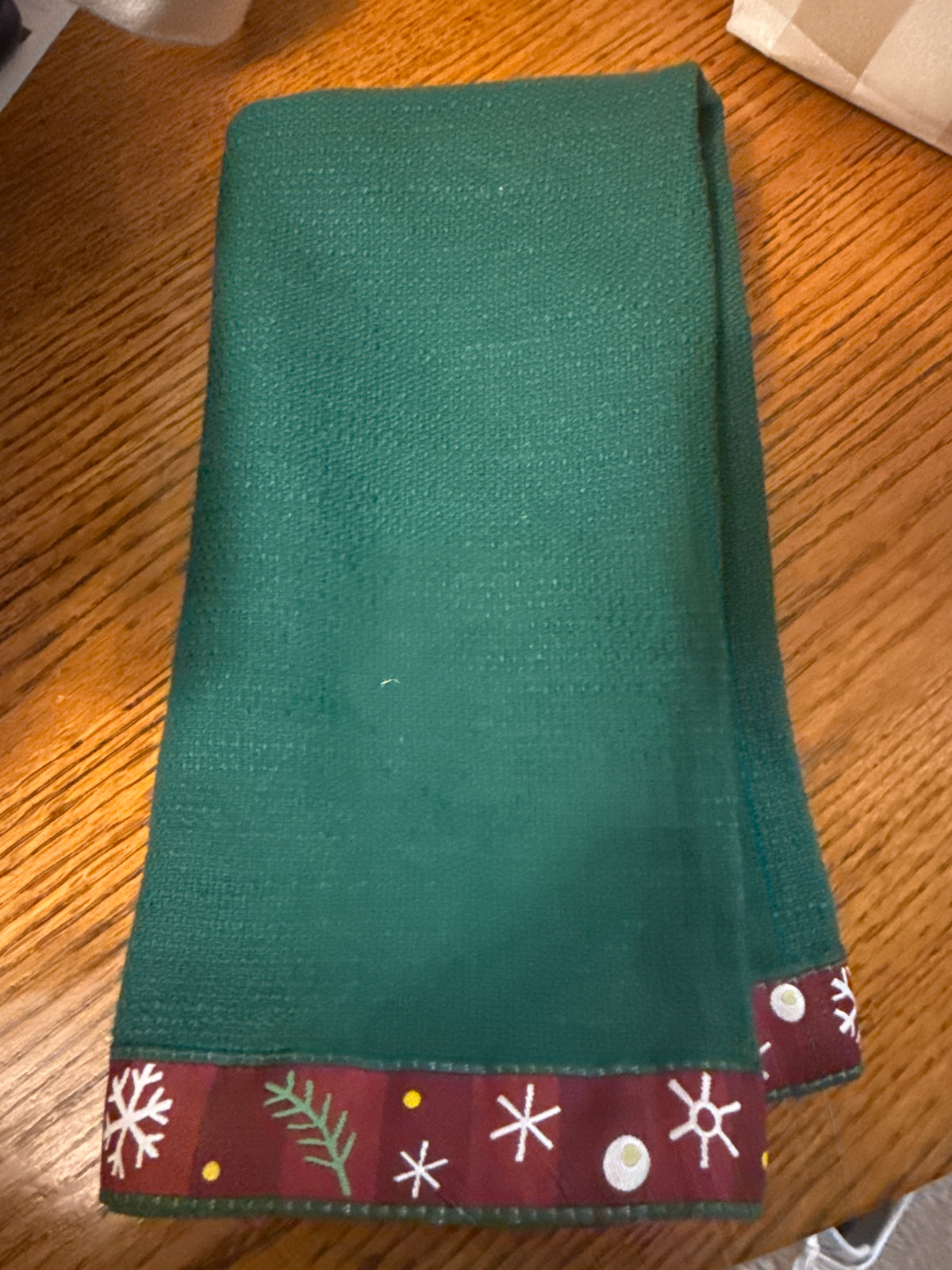 Longaberger holiday napkin