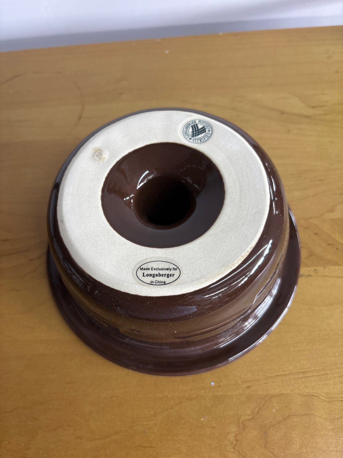 Longaberger Single Bundt in Chocolate