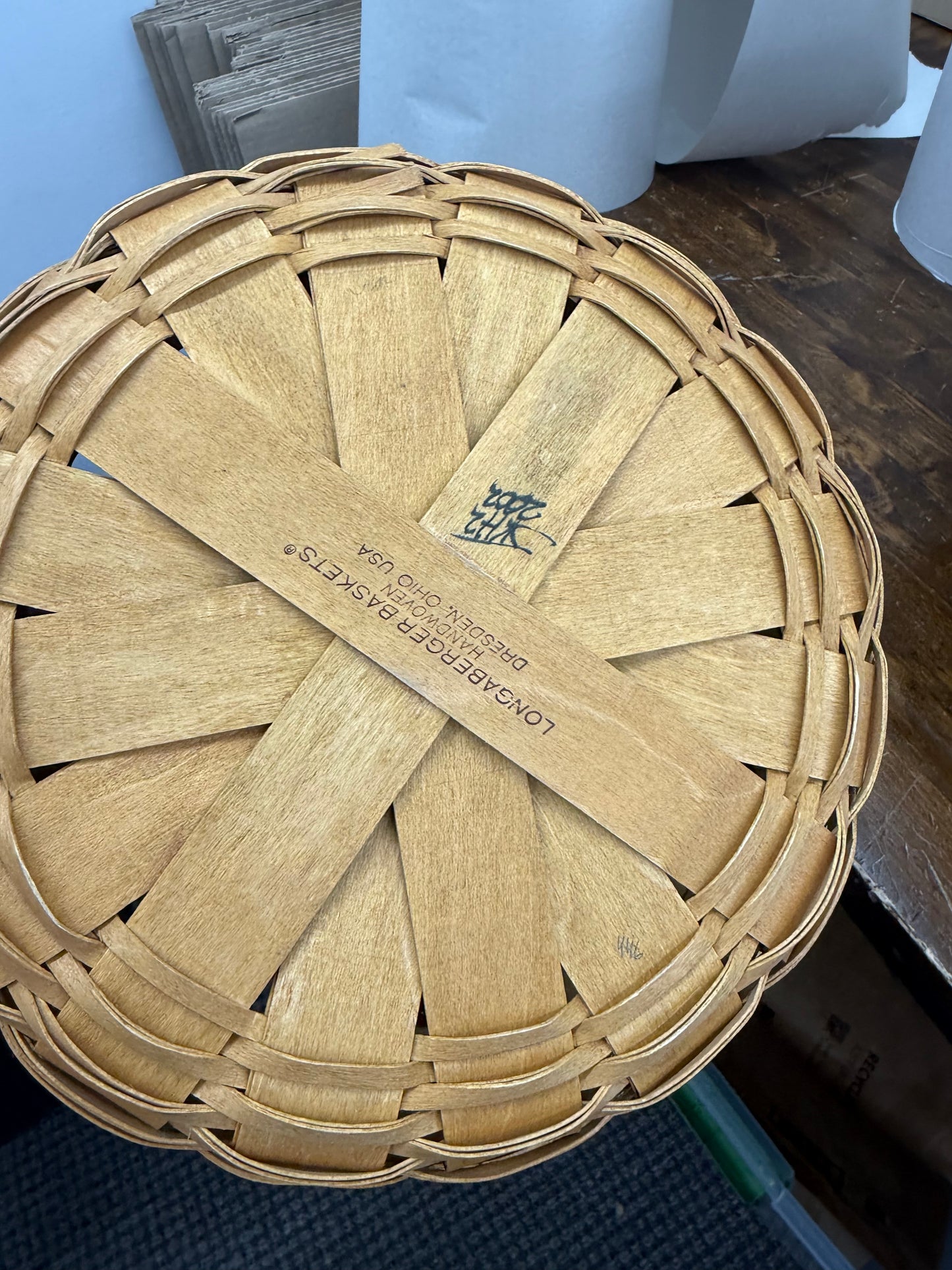 Longaberger darning basket