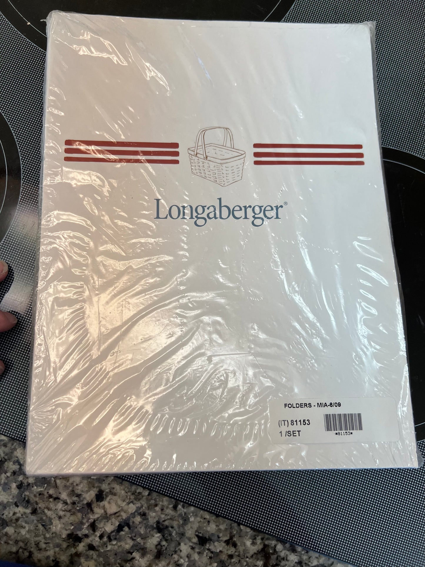 Longaberger set of folders (12)