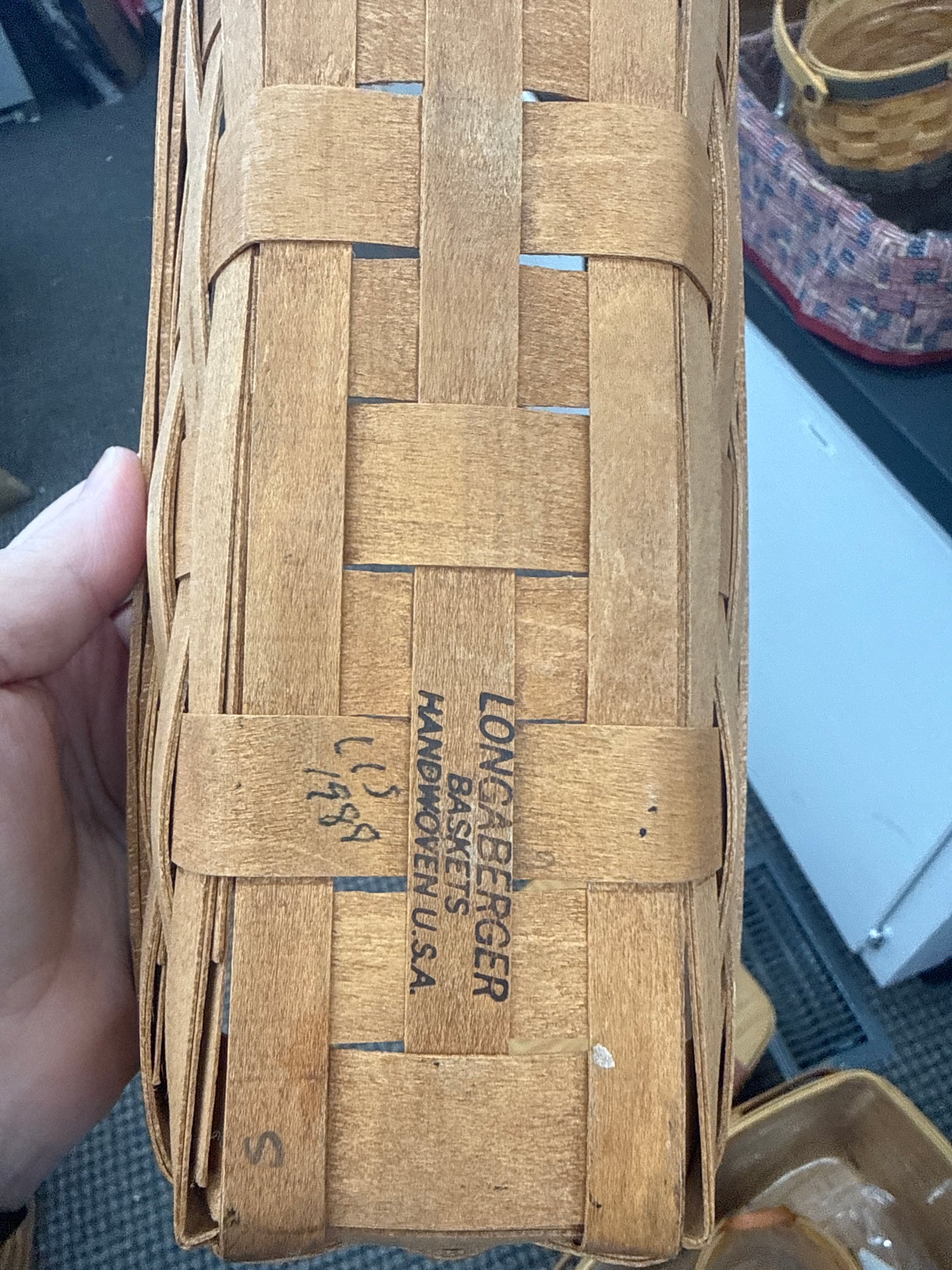 Longaberger cracker basket