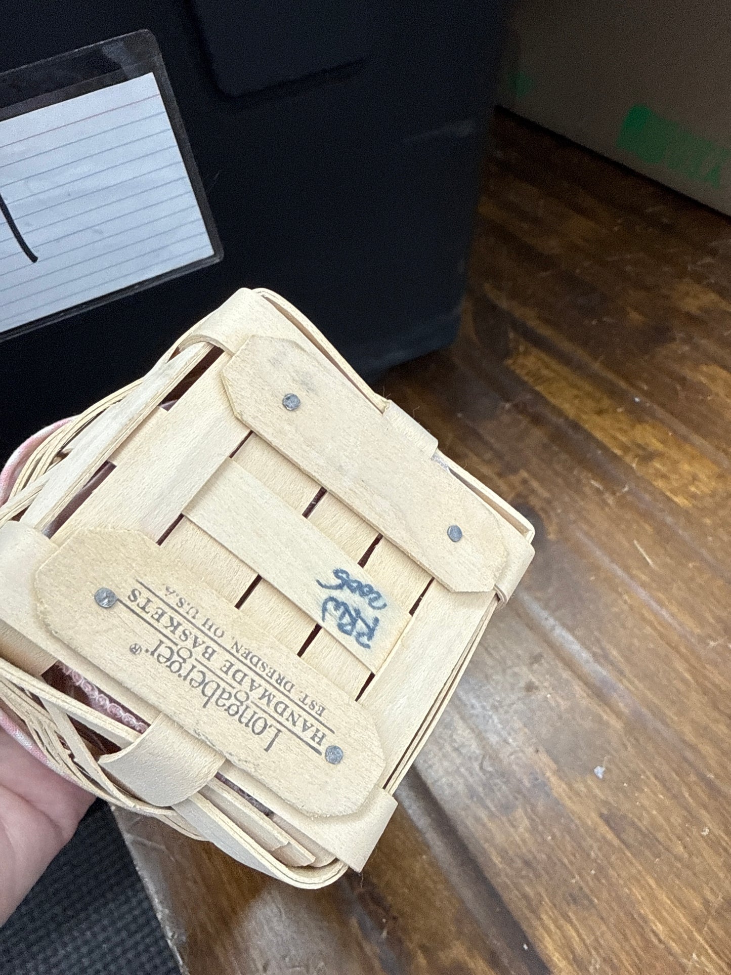Longaberger pencil pal with liner and protector