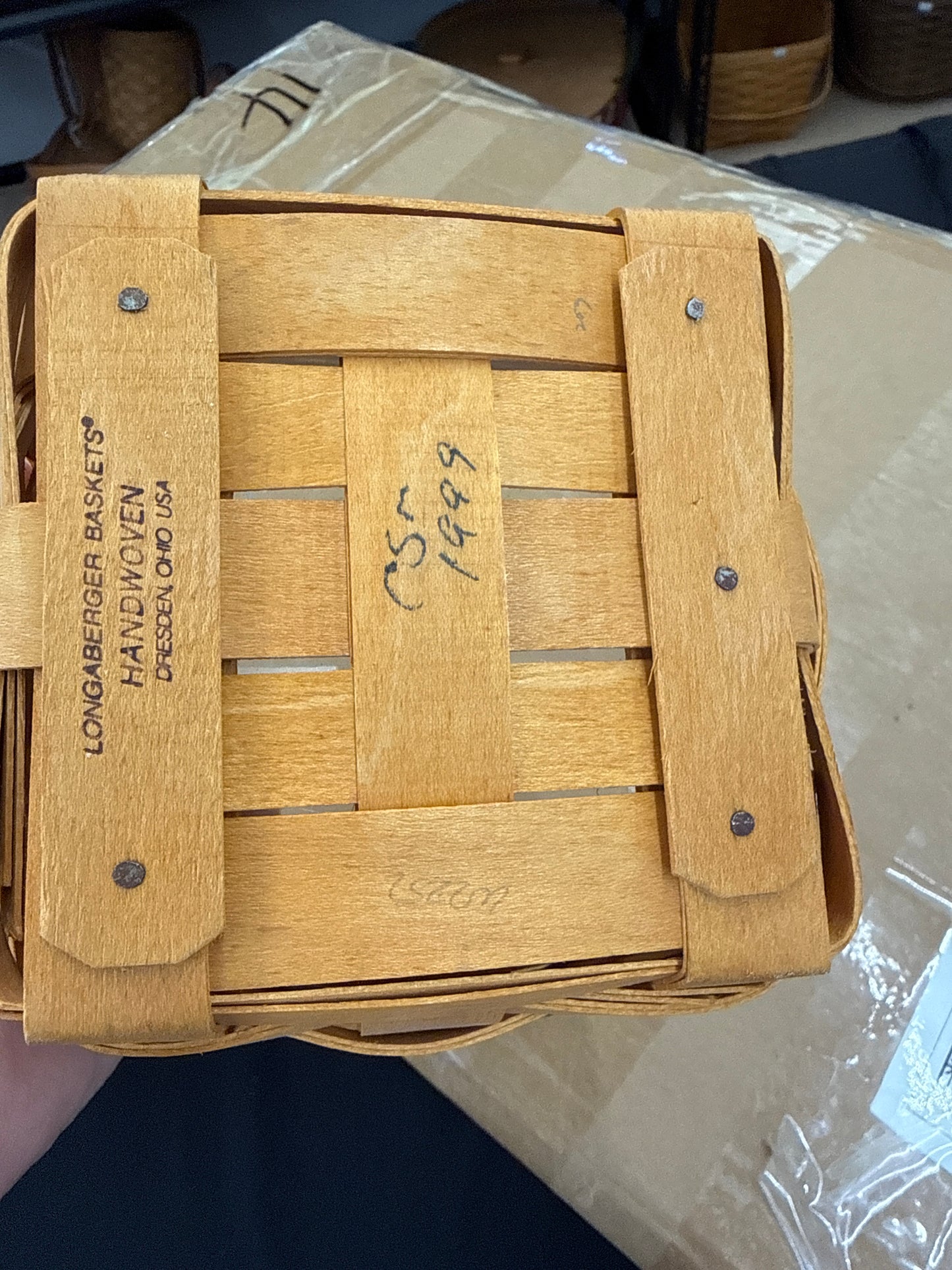 Longaberger tee basket