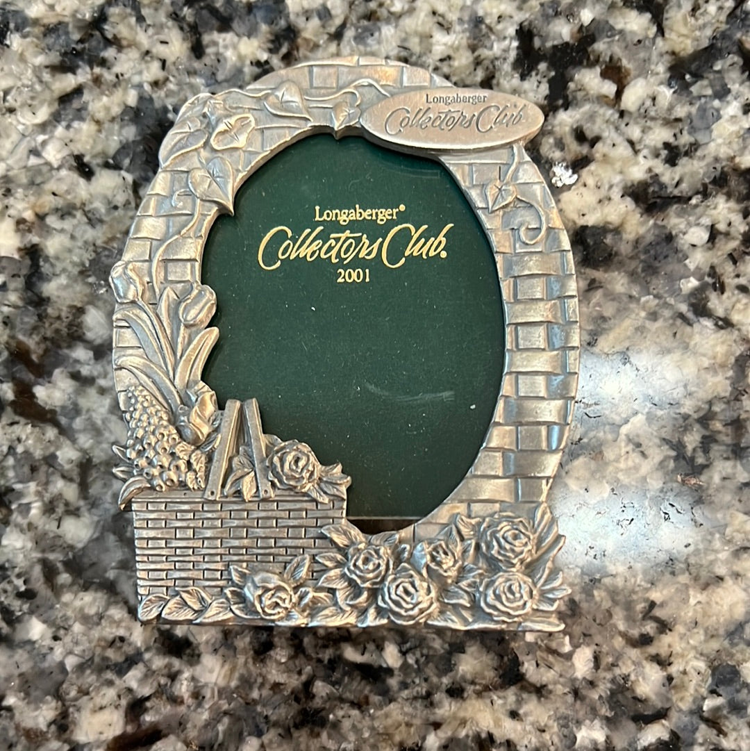 Longaberger renewal gift 2001 picture frame