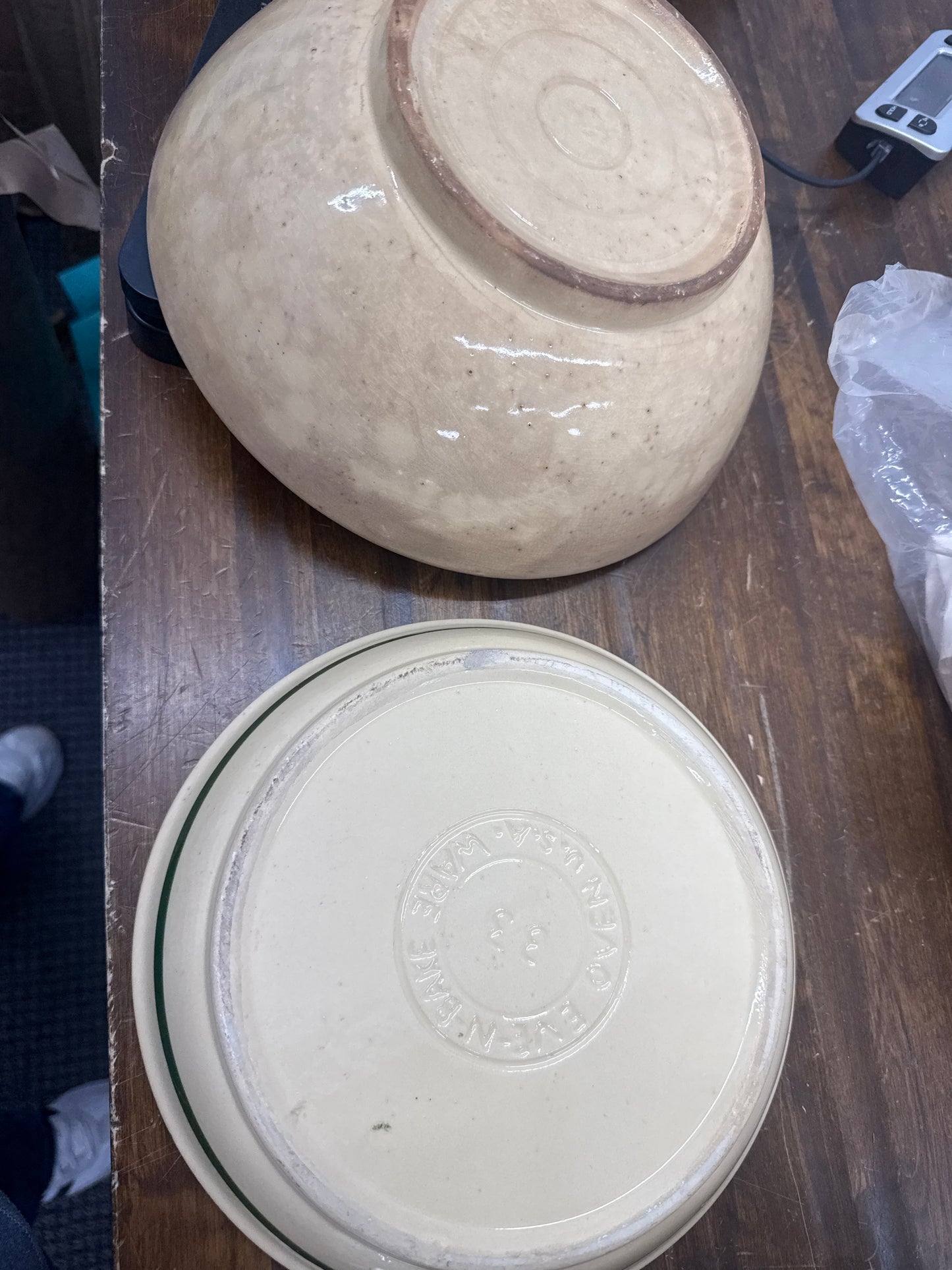 Watts ware bowl and plate
