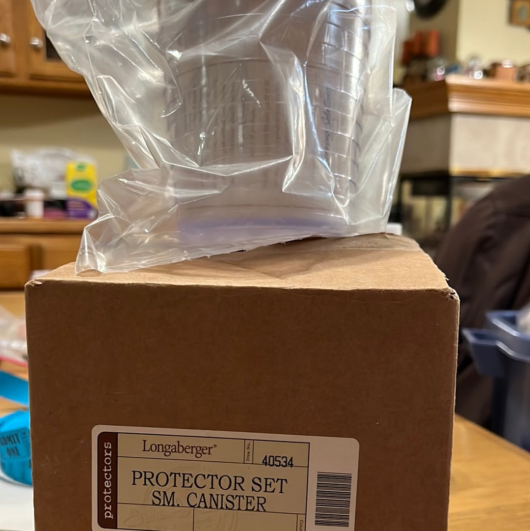 #40534 Longaberger small canister protector set ( may or may not have box)