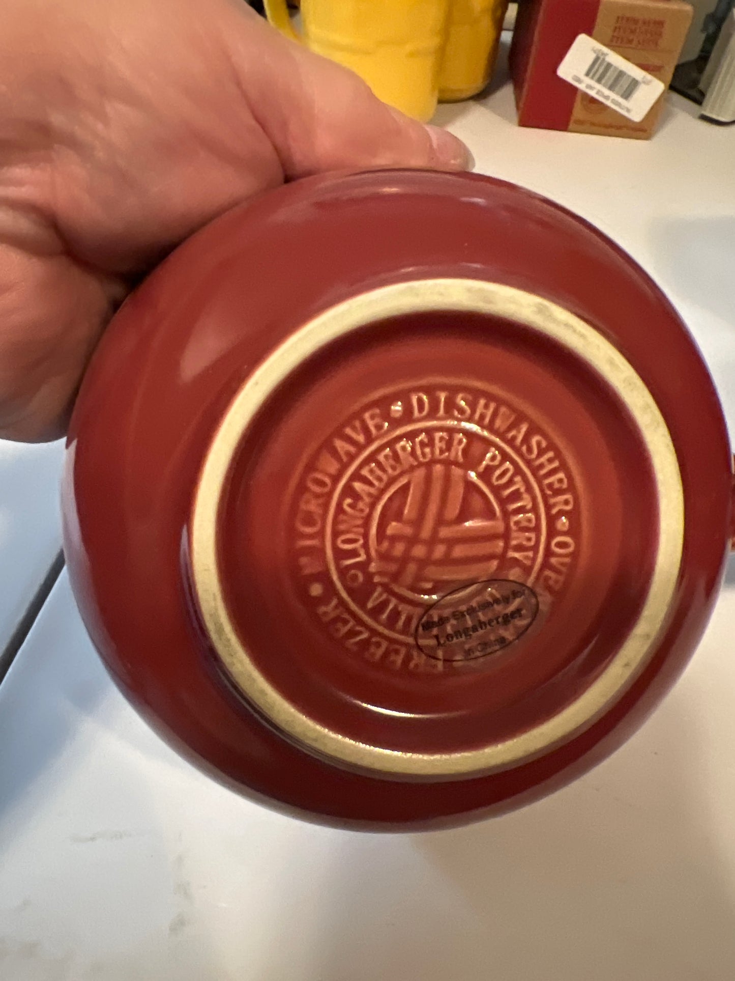 Longaberger Chili Bowl in Paprika