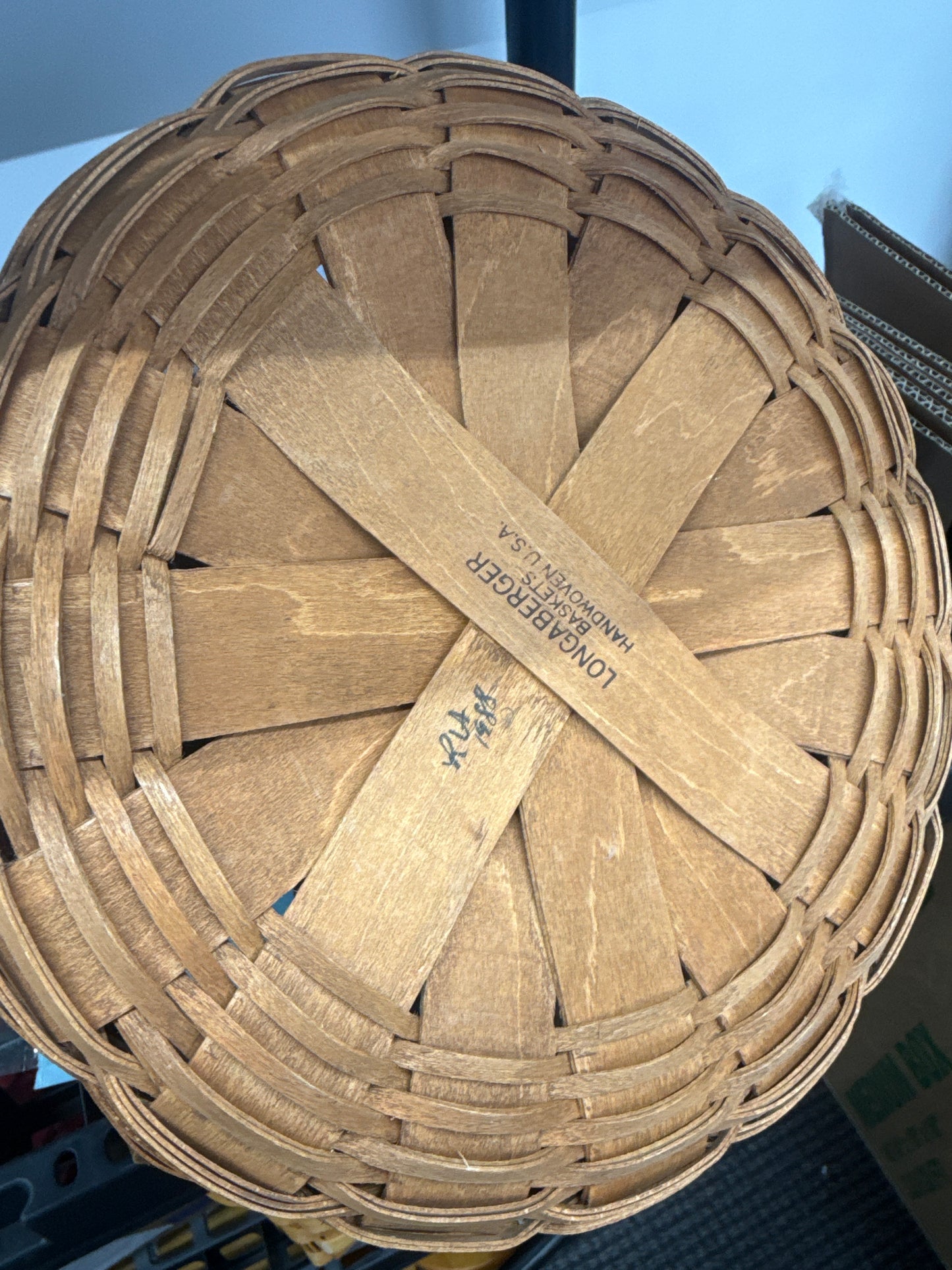 Longaberger darning basket