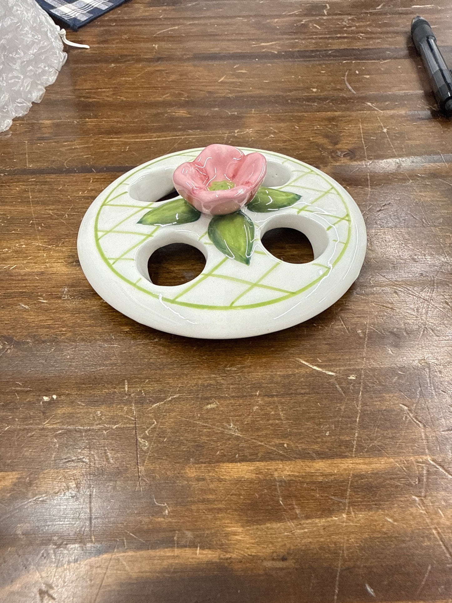 Longaberger Lid for dogwood toothbrush holder