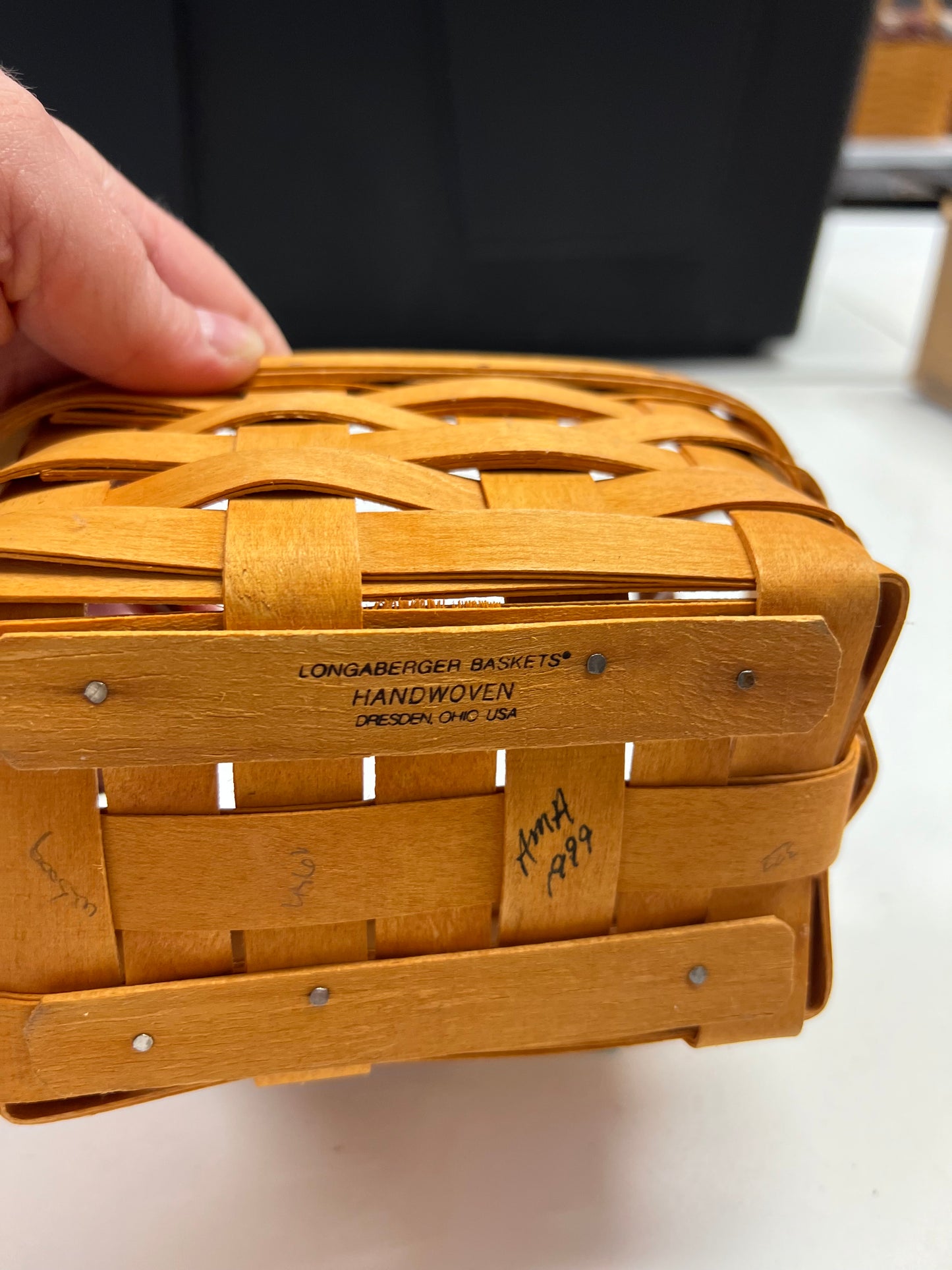 Longaberger tea basket