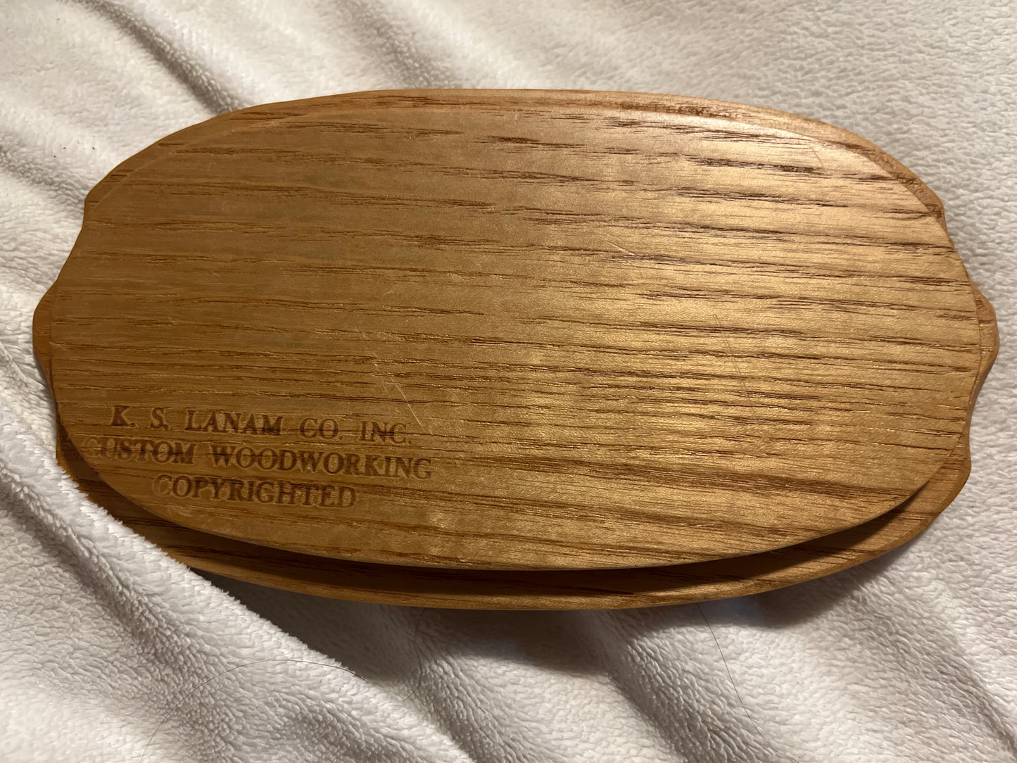 K.S. Lanam 7.5”x4” rectangular lid