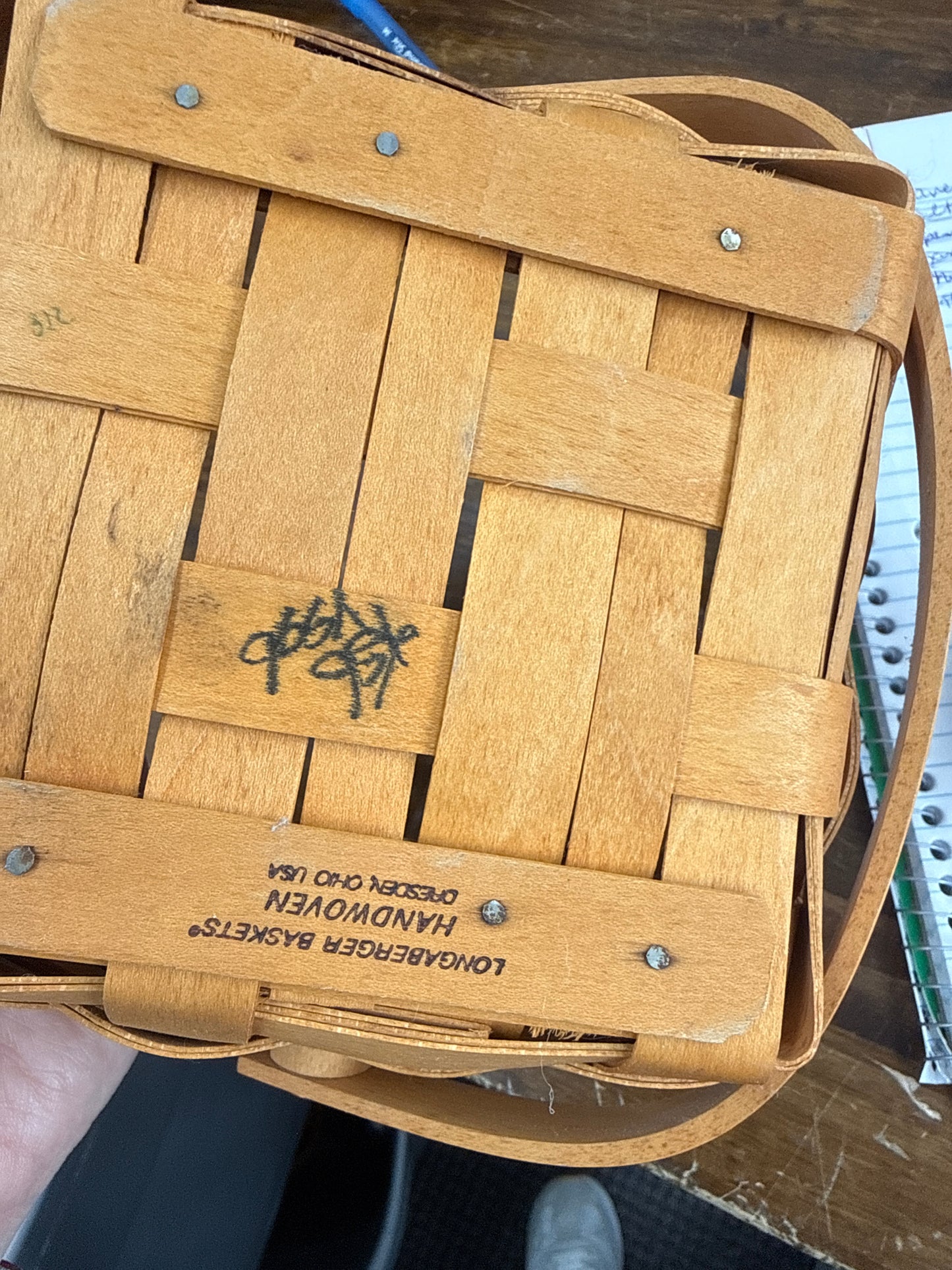 Longaberger small berry basket