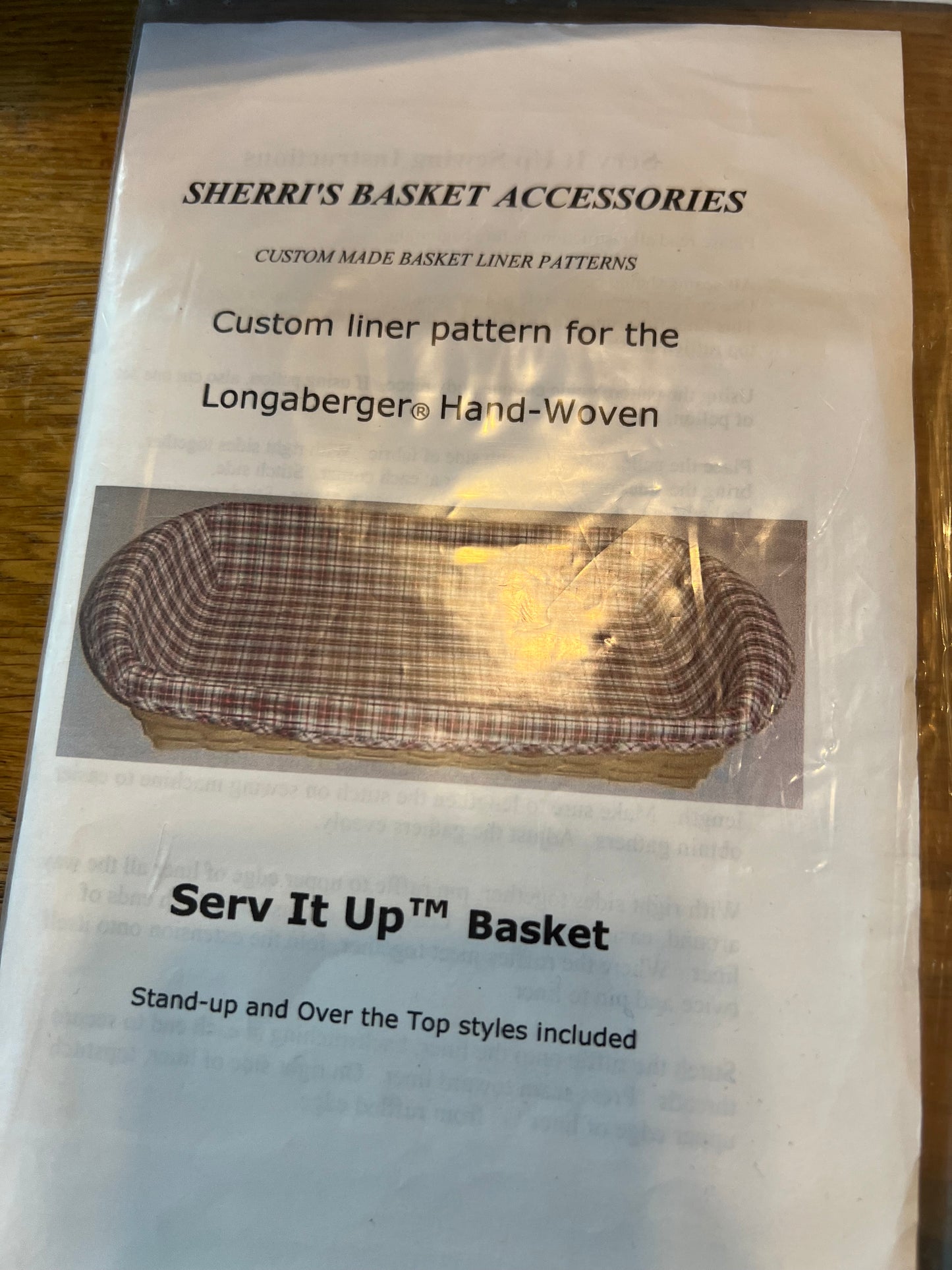 Pattern serve it up liner