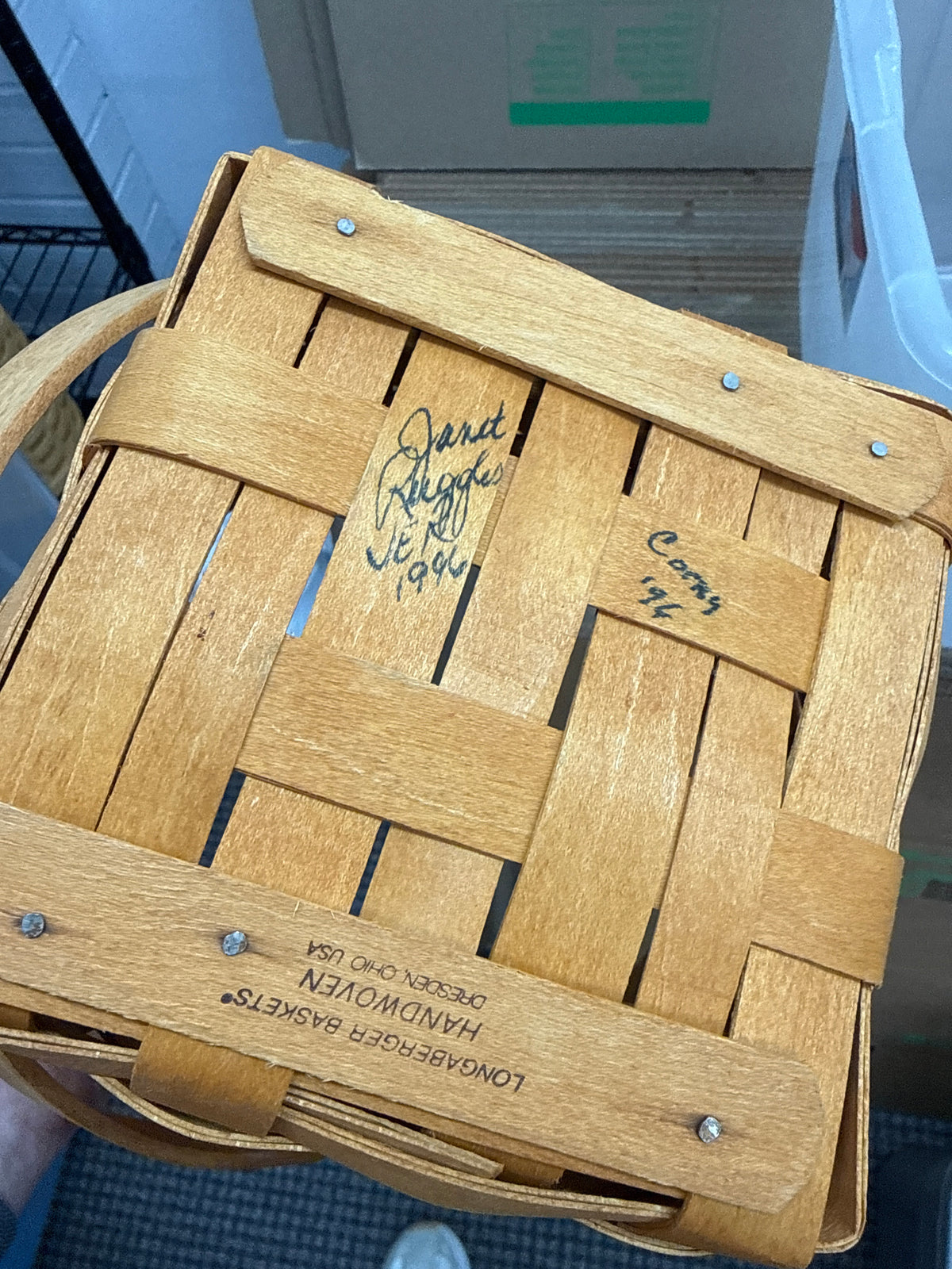 Longaberger 7” measuring basket