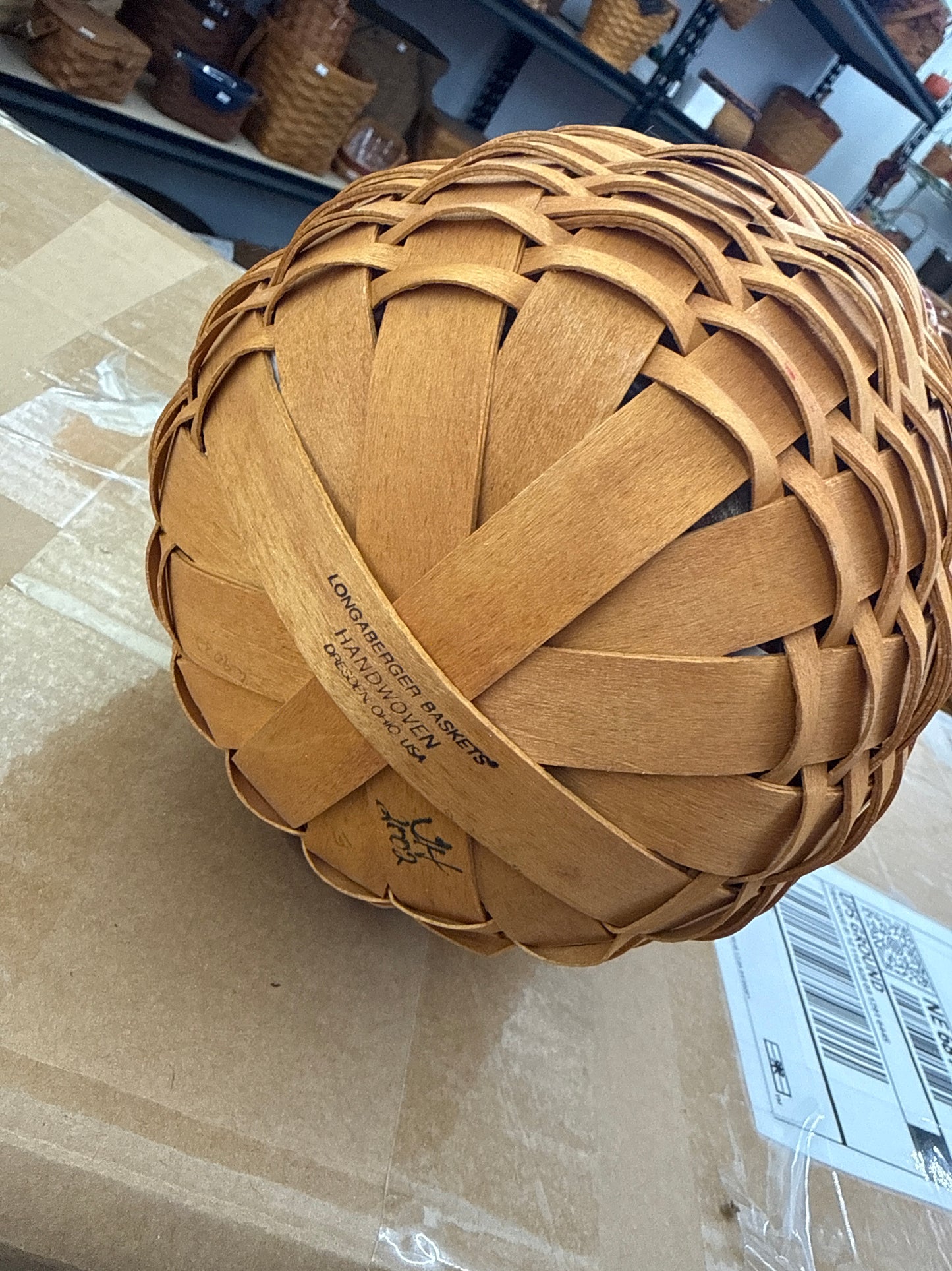 Longaberger large gatehouse with liner and protector