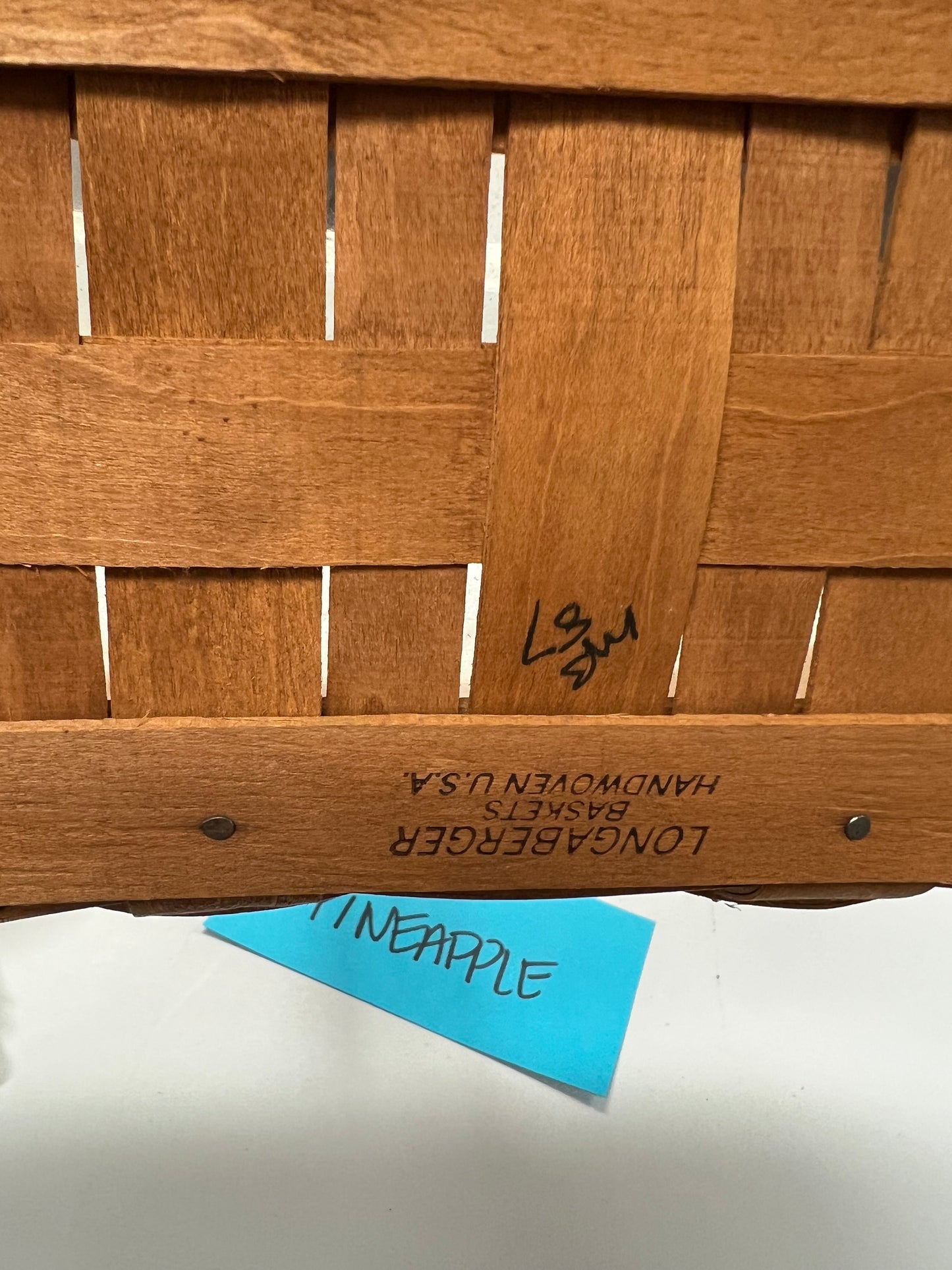 Longaberger 1987 Easter Basket with protector