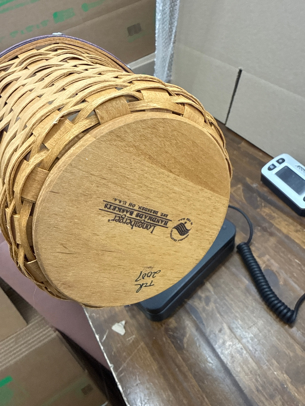 Longaberger awards basket