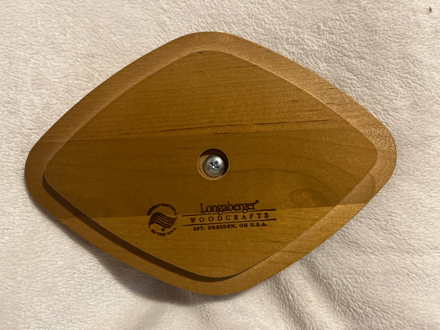 Longaberger 6”x4.25” diamond lid